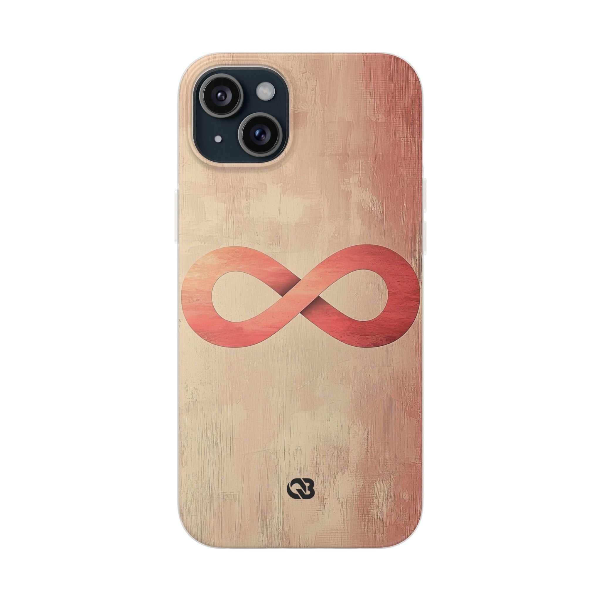 Terracotta Infinity Stroke · Soft Handyhülle für iPhone