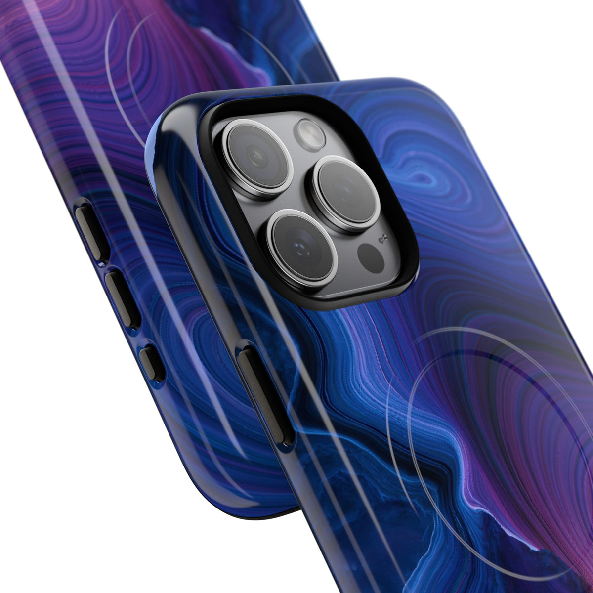 Radiant Strata · Tough 2.0 Magnetic Phone Case for iPhone · Blue