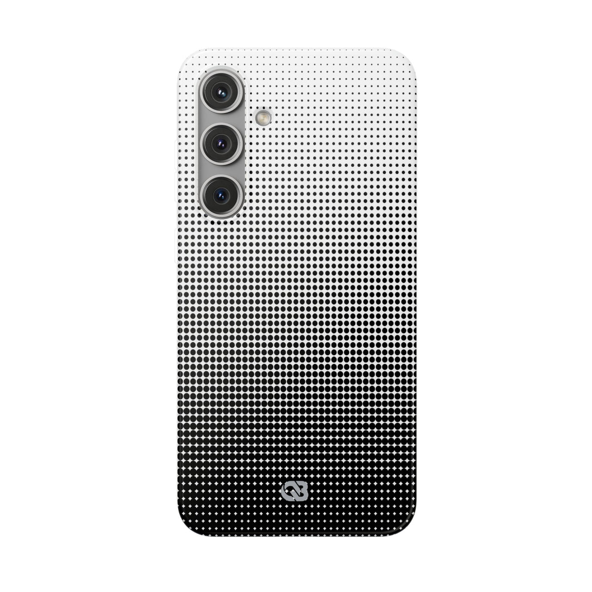 Black Lite Phone Case for Samsung - Obsidian Halftone Flux
