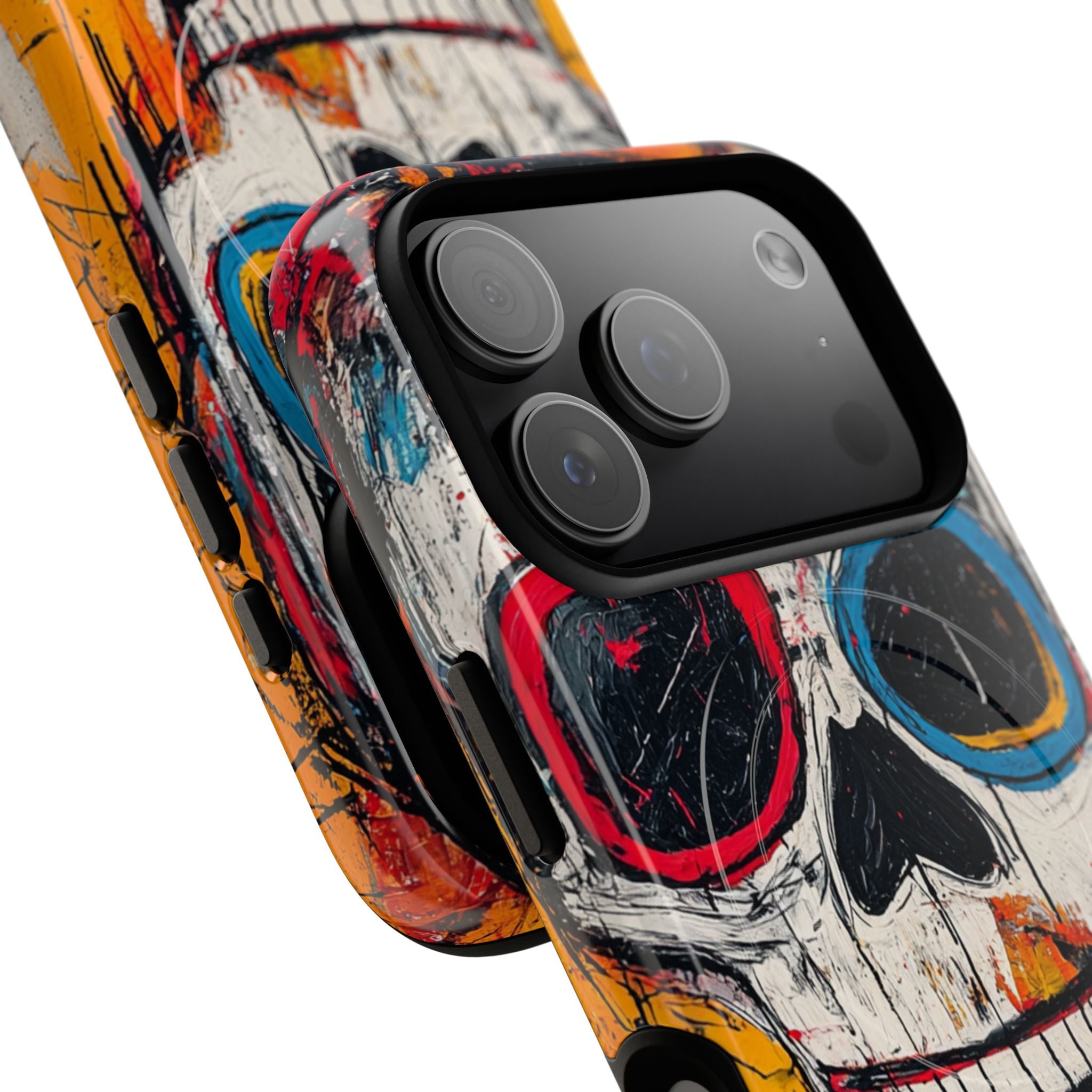 Vivid Graffiti Skull · Tough+ Handyhülle für iPhone · Magsafe