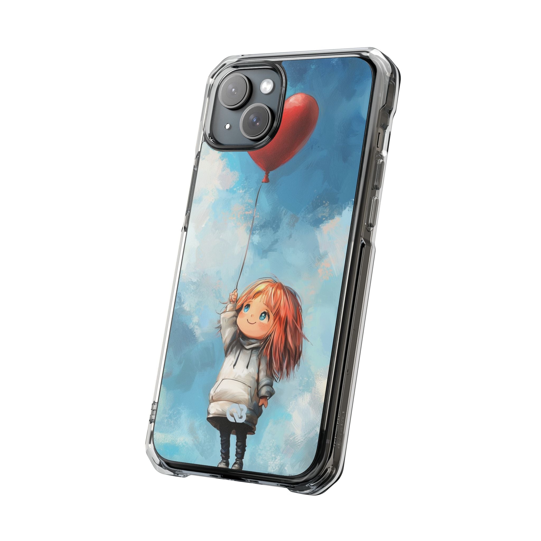 Crimson Heart Sky · Impact Phone Case for iPhone · Magsafe