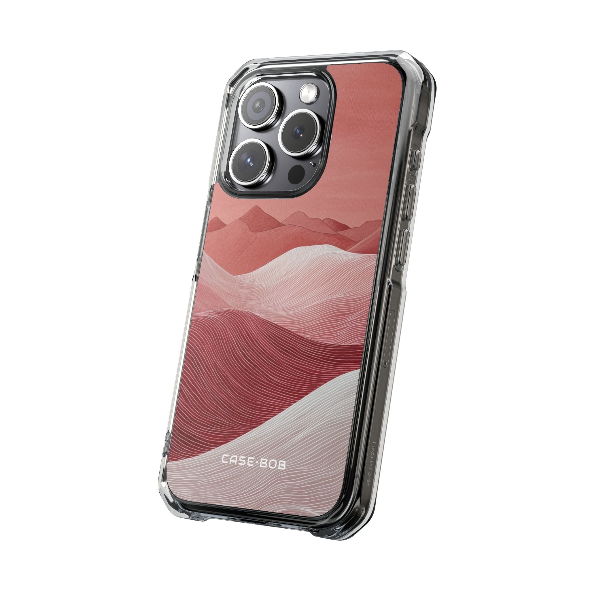 White Orb Dunes iPhone 15 Pro Case - Impact