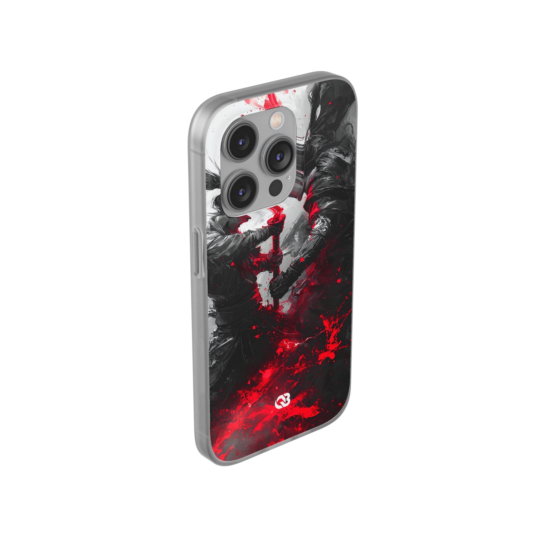 Shattered Crimson Duel · Soft Capa para iPhone