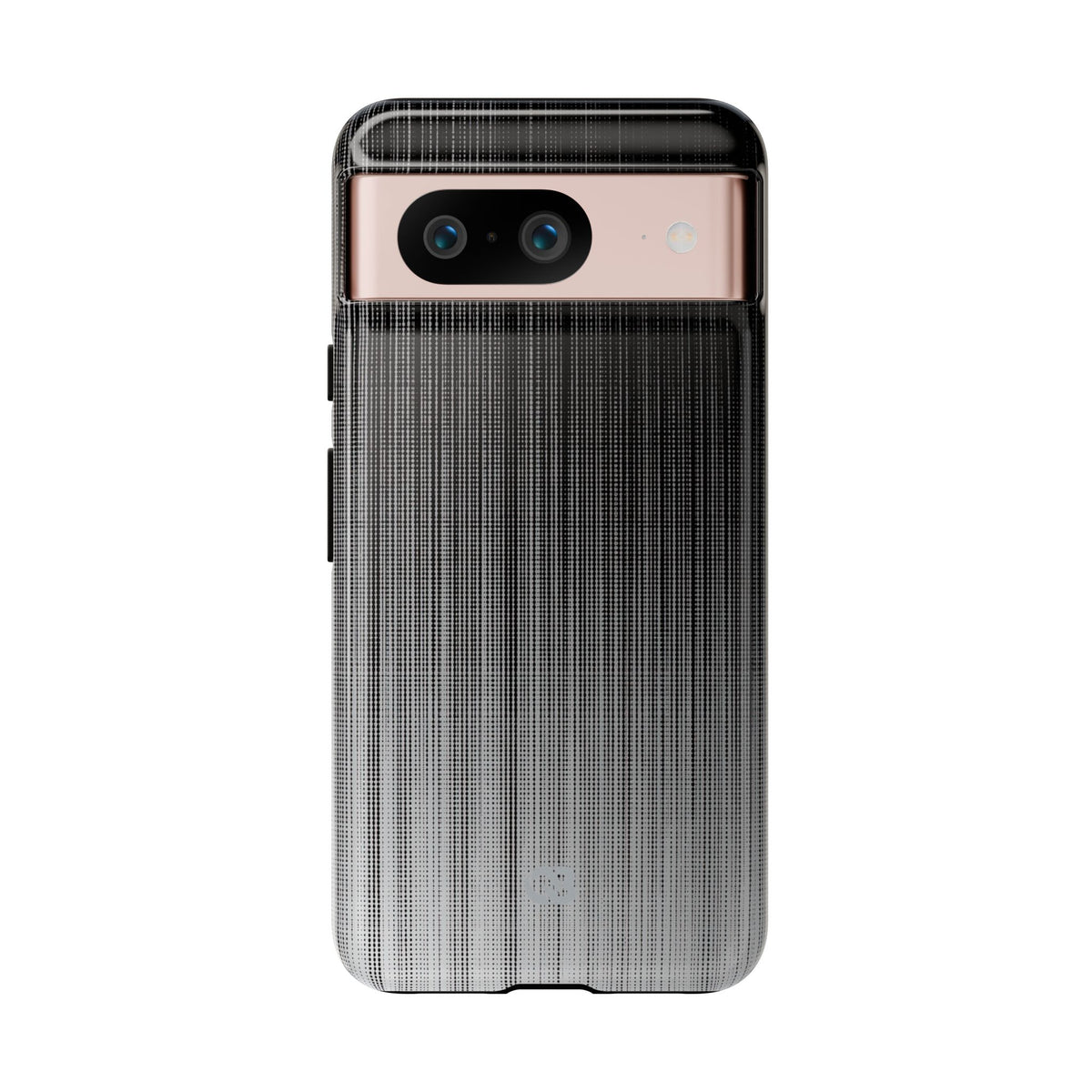 Grey Tough Phone Case for Google Pixel - Static Vertical Dither