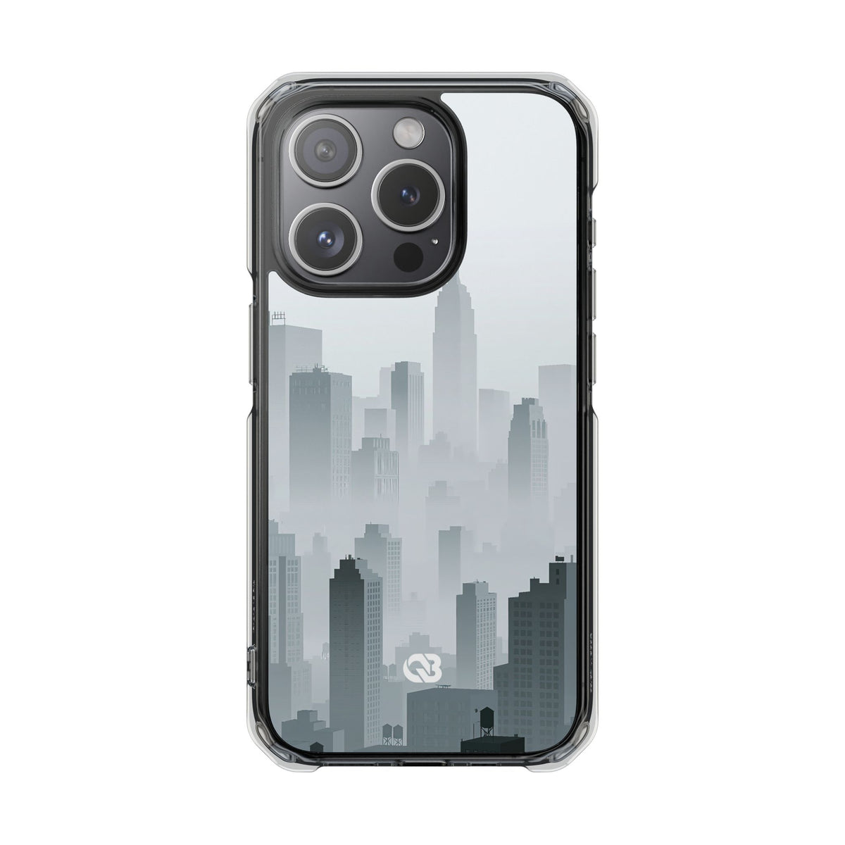 Metropolitan Horizon · Clear Impact Magnetic Phone Case for iPhone · Grey
