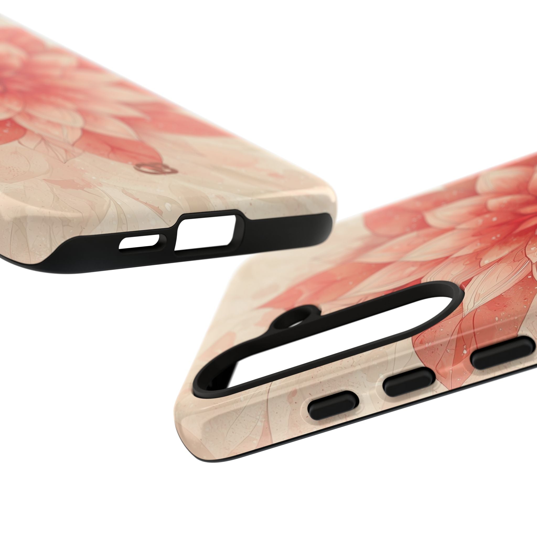 Coral Layered Bloom · Tough Handyhülle für Samsung