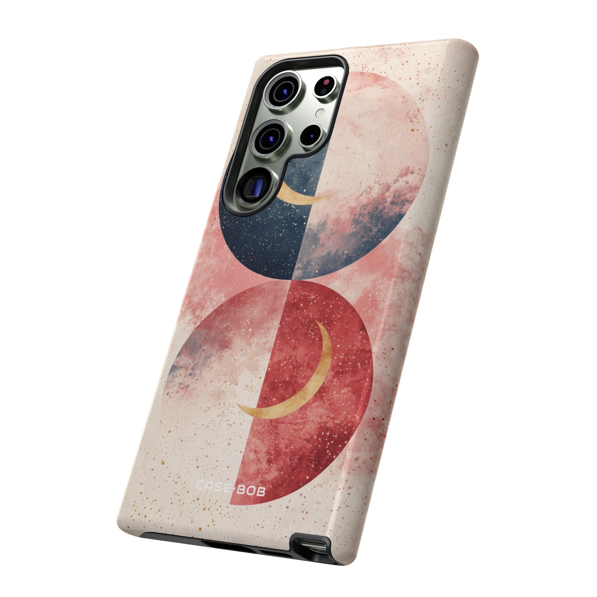 Kultainen kaarisilmukka Samsung S23 Ultra -kova suojus