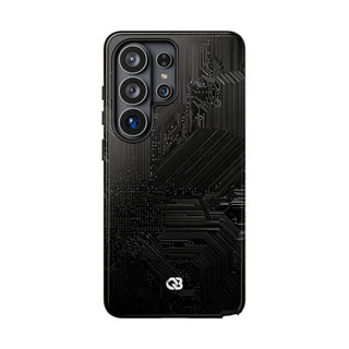 Obsidian Circuitry · Tough Phone Case for Samsung · Black