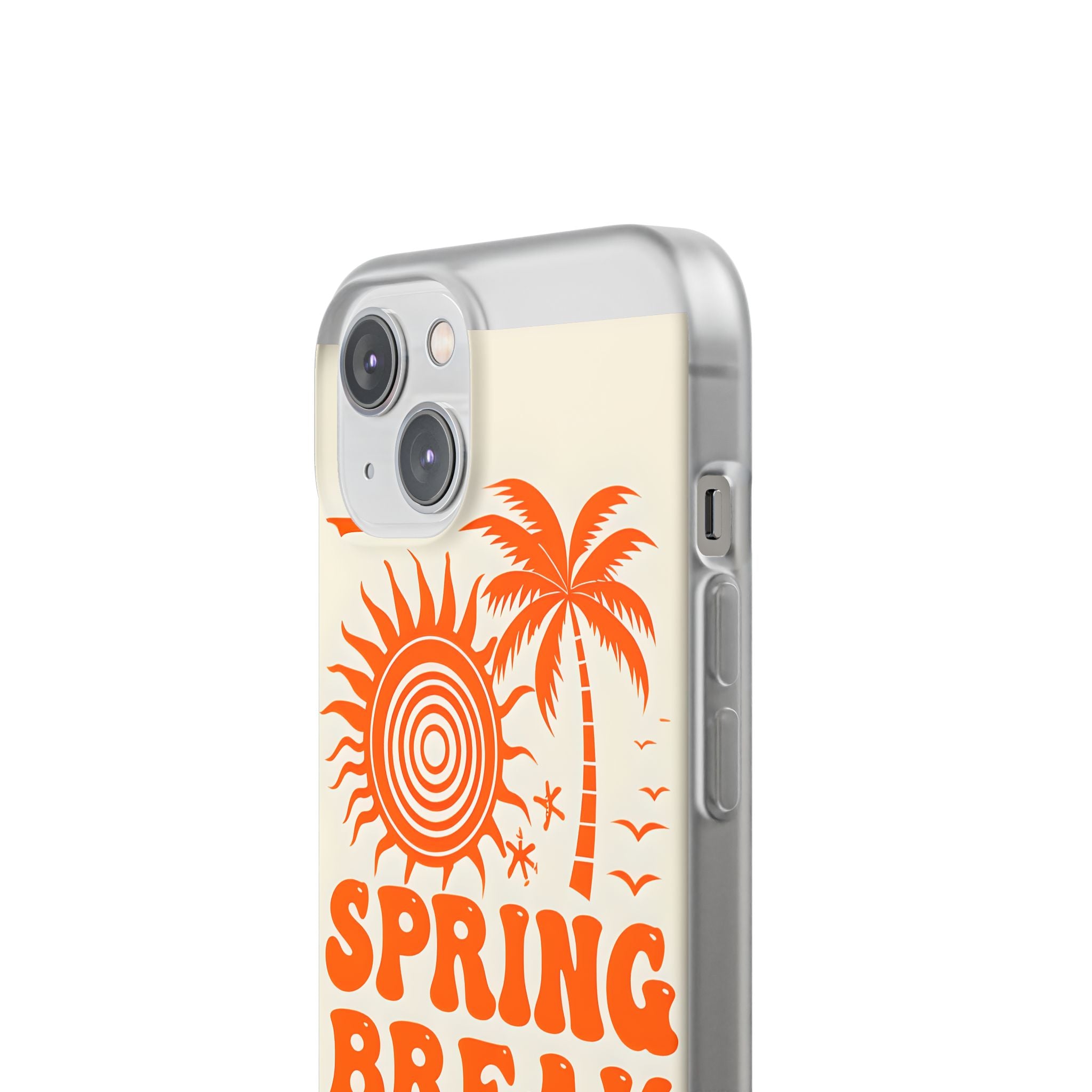 Retro Orange Tide · Soft Hoesje voor iPhone