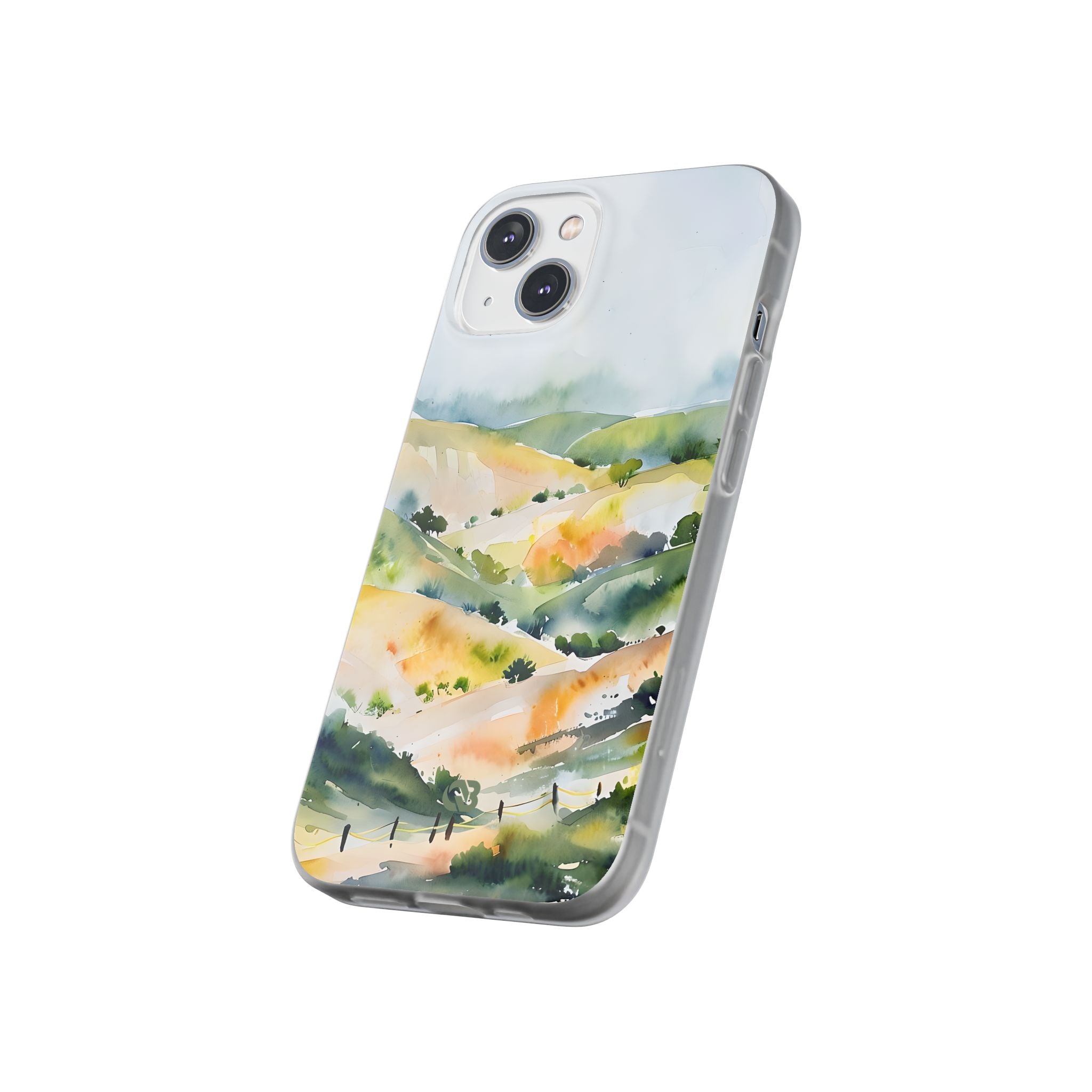 Sage Rolling Hills · Soft Phone Case for iPhone