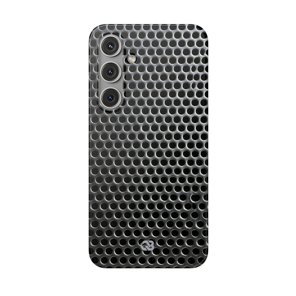 Silver Lite Phone Case for Samsung - Brutalist Steel Mesh