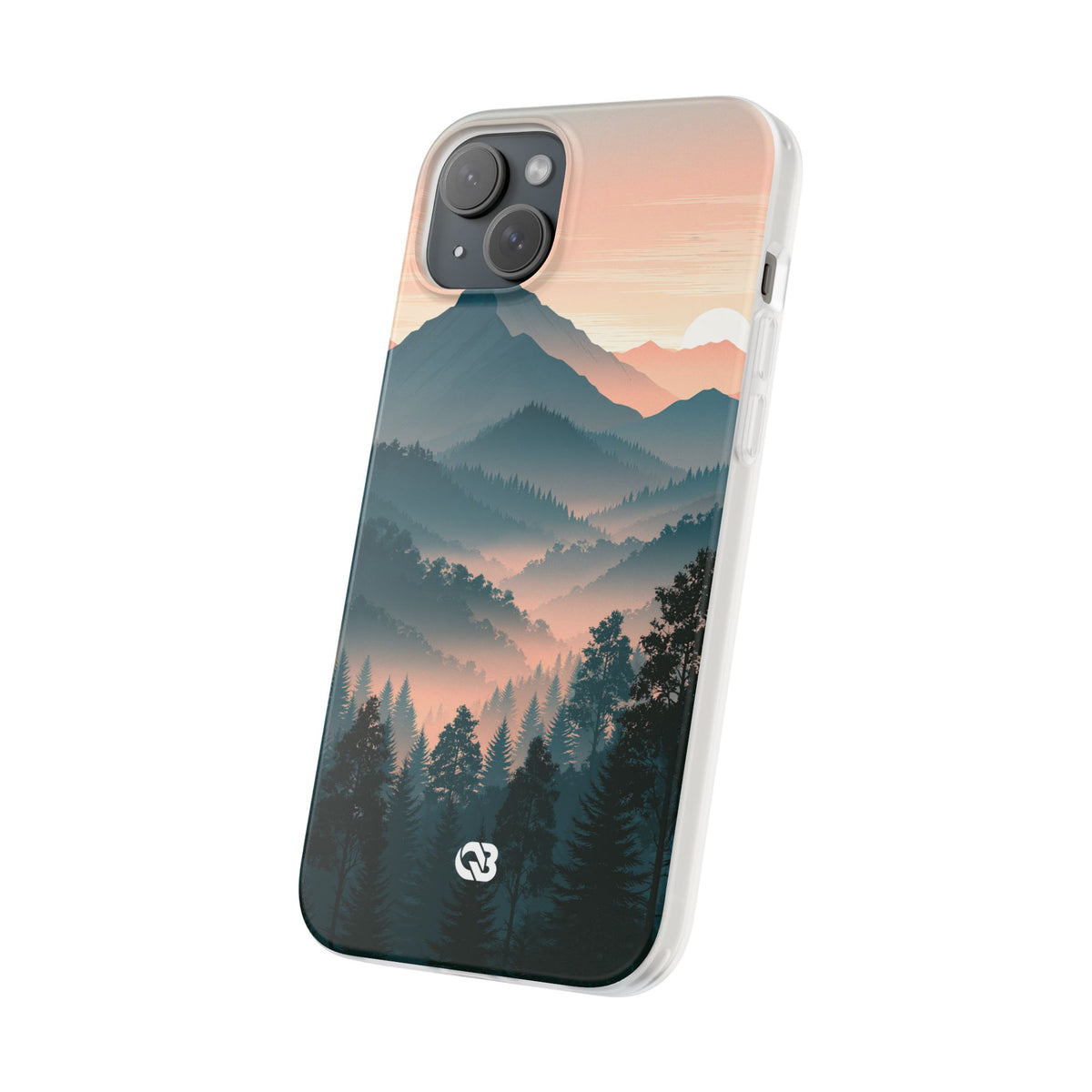 Misty Pine Summit · Lite Phone Case for iPhone · Green