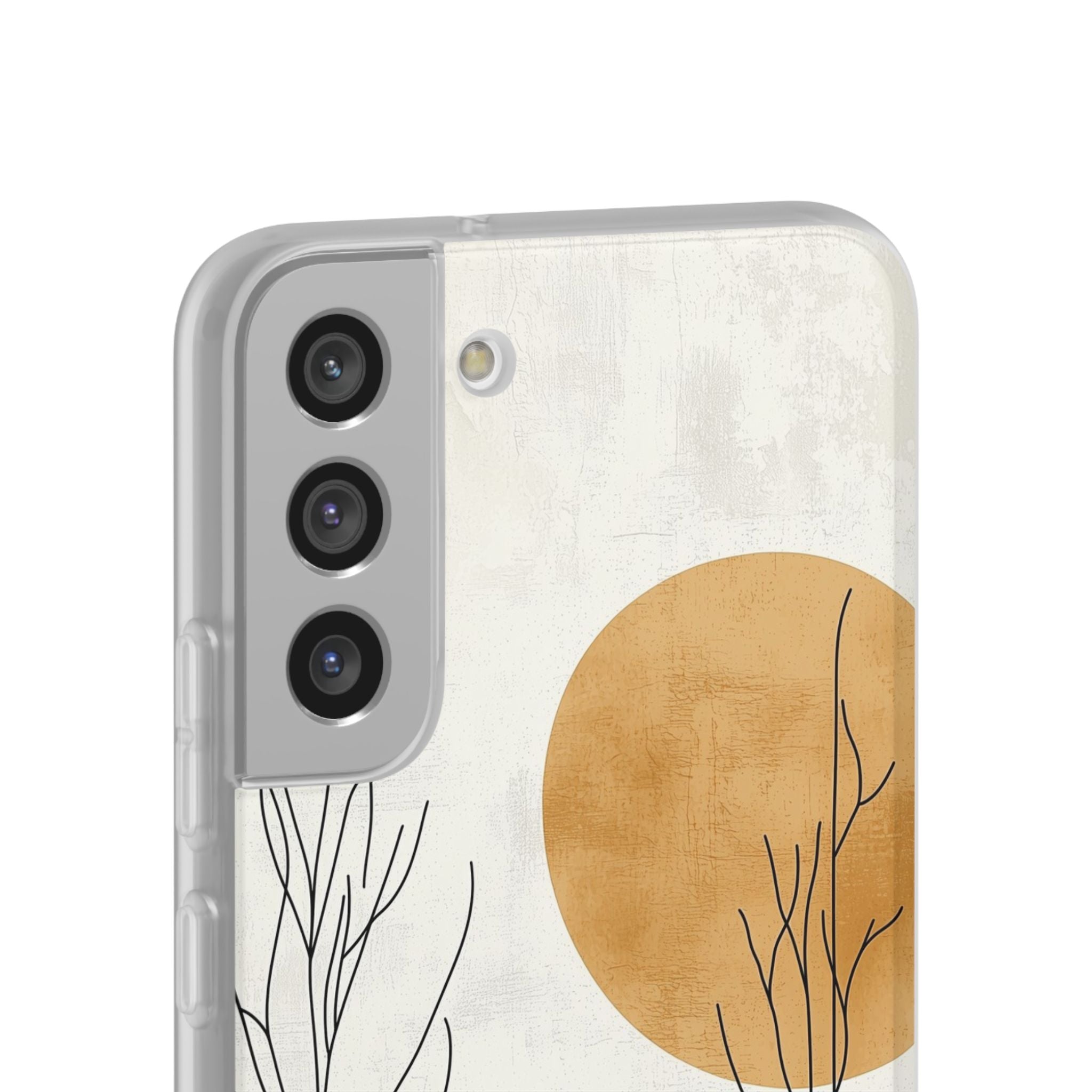 Burnt Horizon Lines · Soft Phone Case for Samsung
