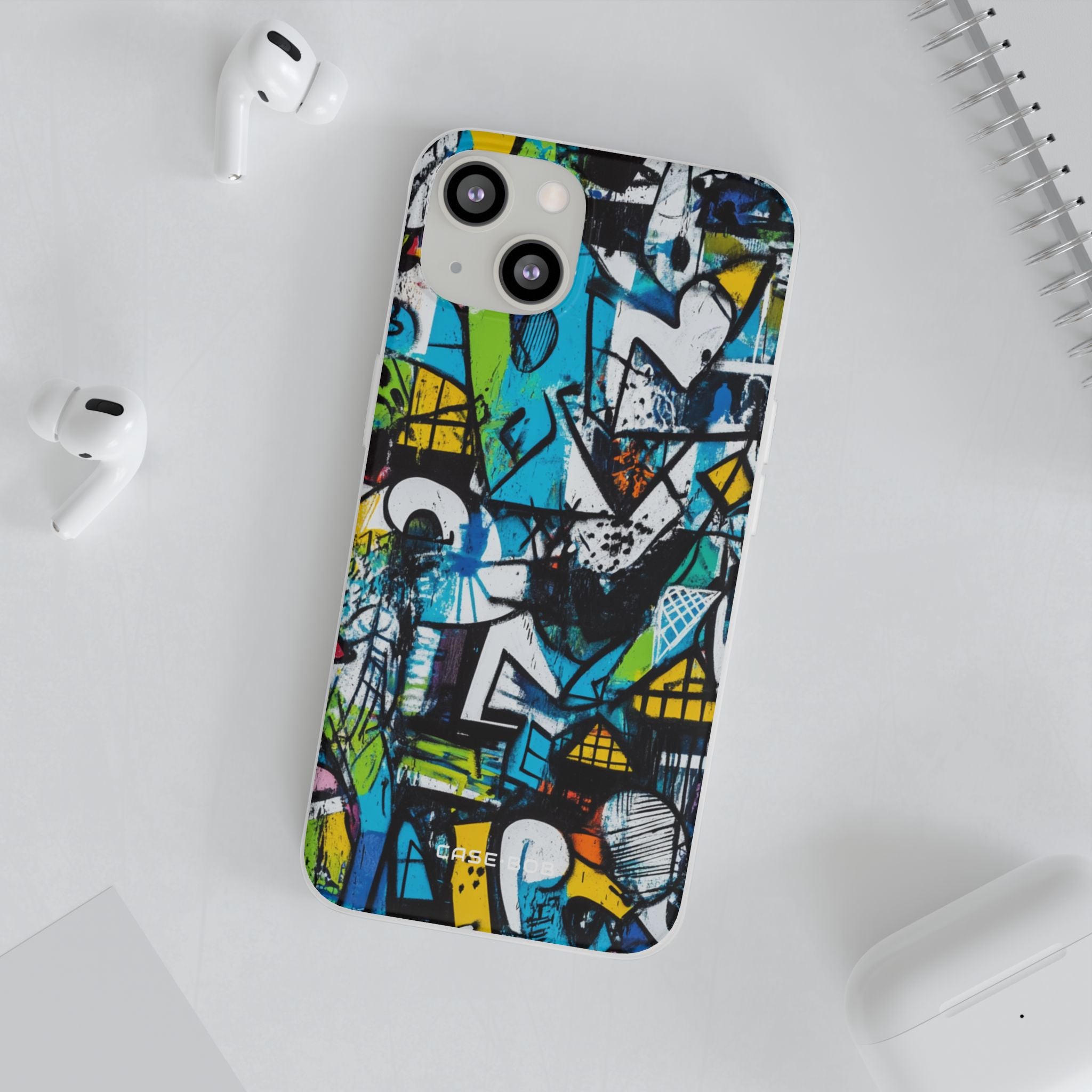 White Ripple Drift iPhone 13 - Soft