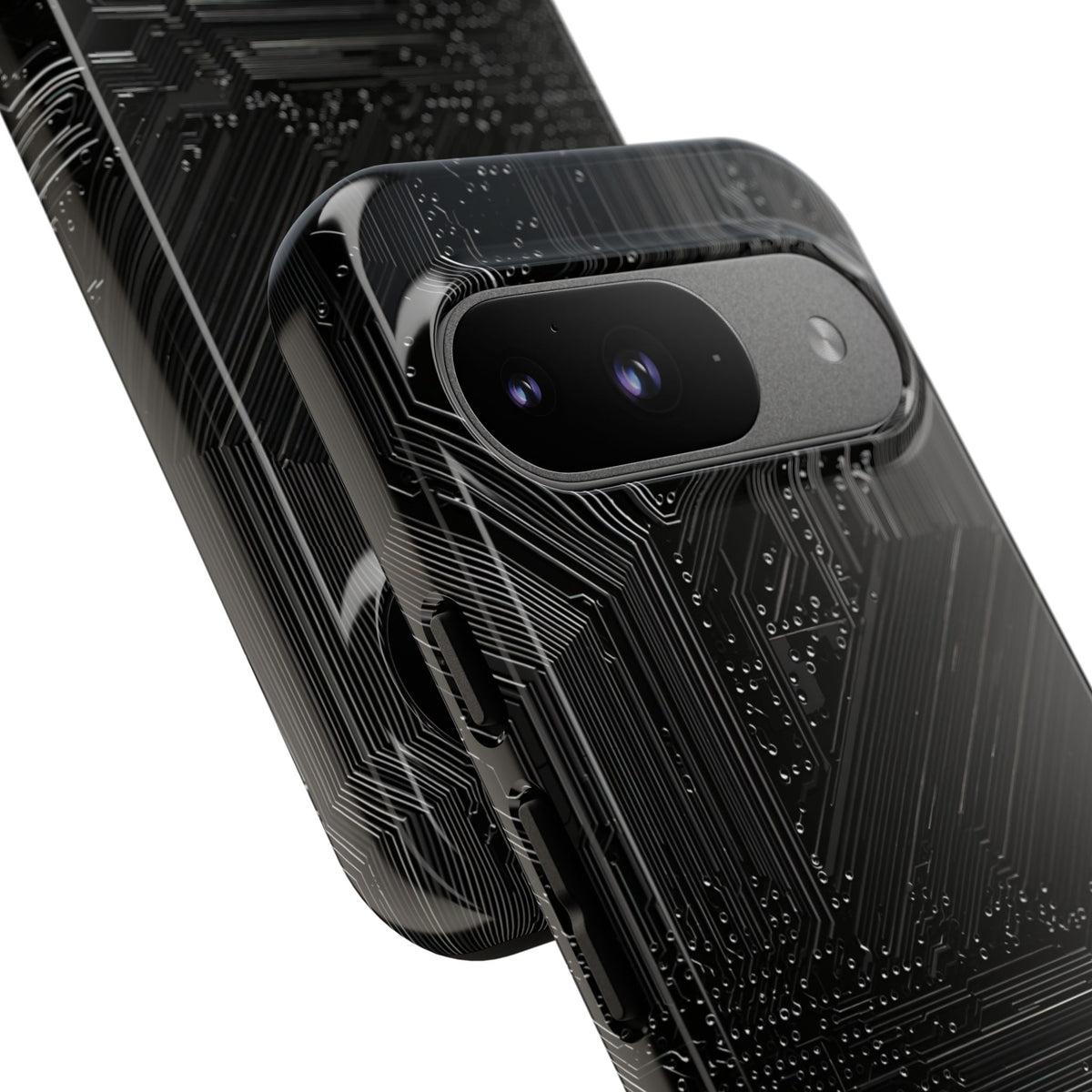 Obsidian Circuitry · Tough Phone Case for Pixel · Black