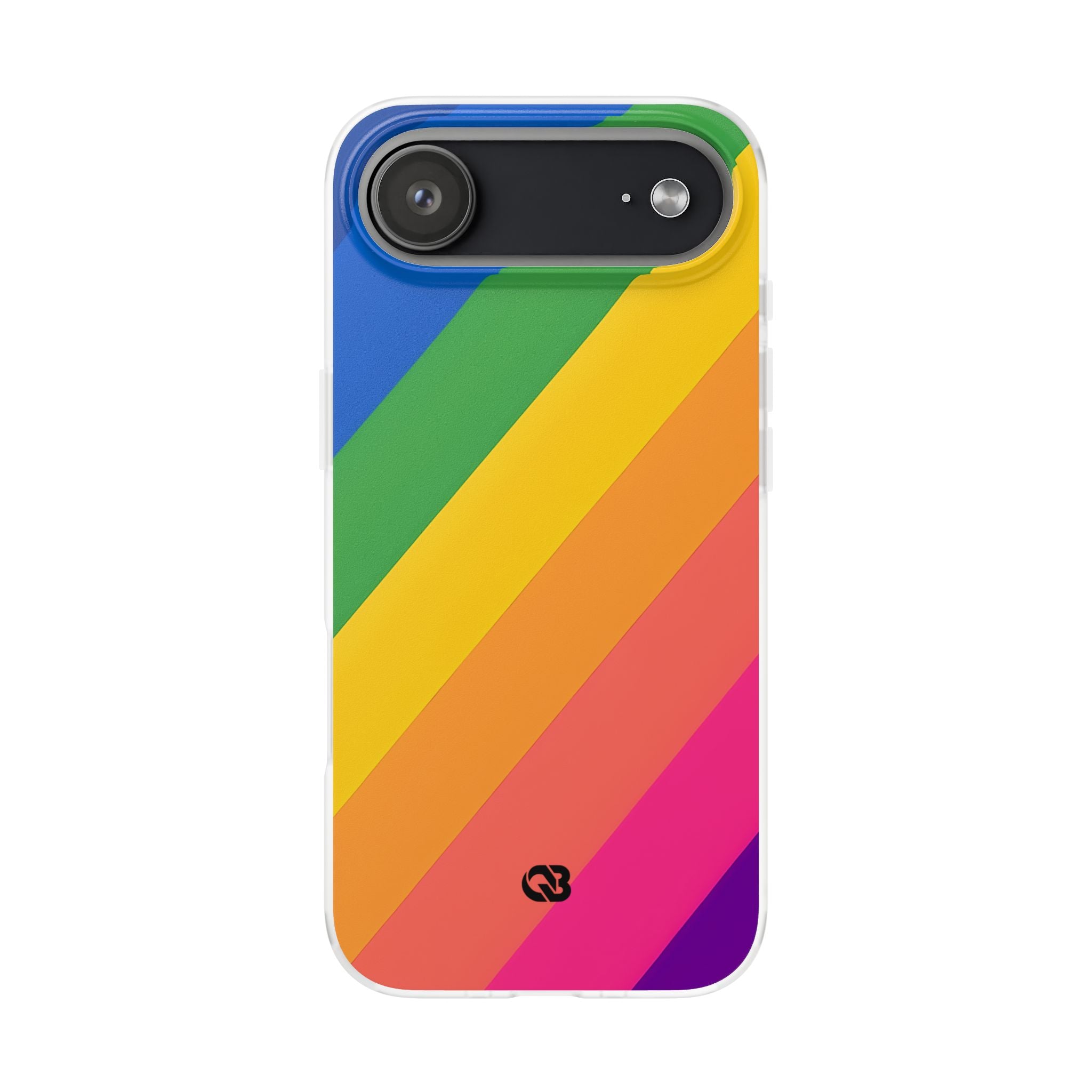 Vibrant Spectrum Slope · Soft Phone Case for iPhone