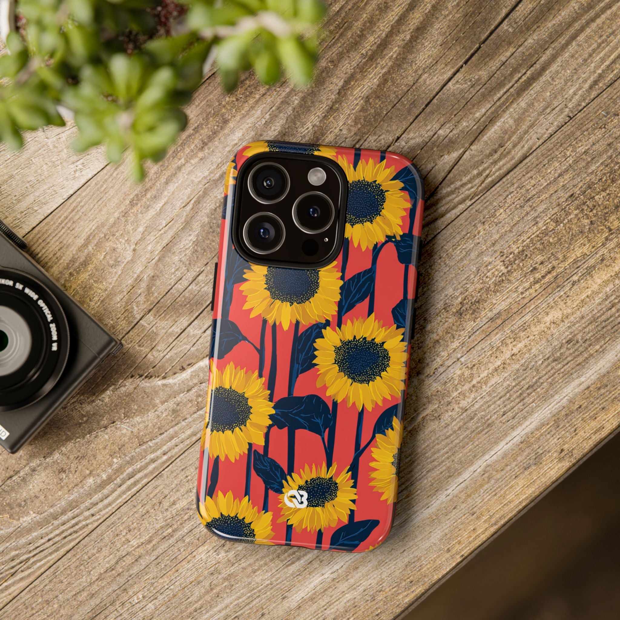 Solar Navy Bloom · Tough Phone Case for iPhone