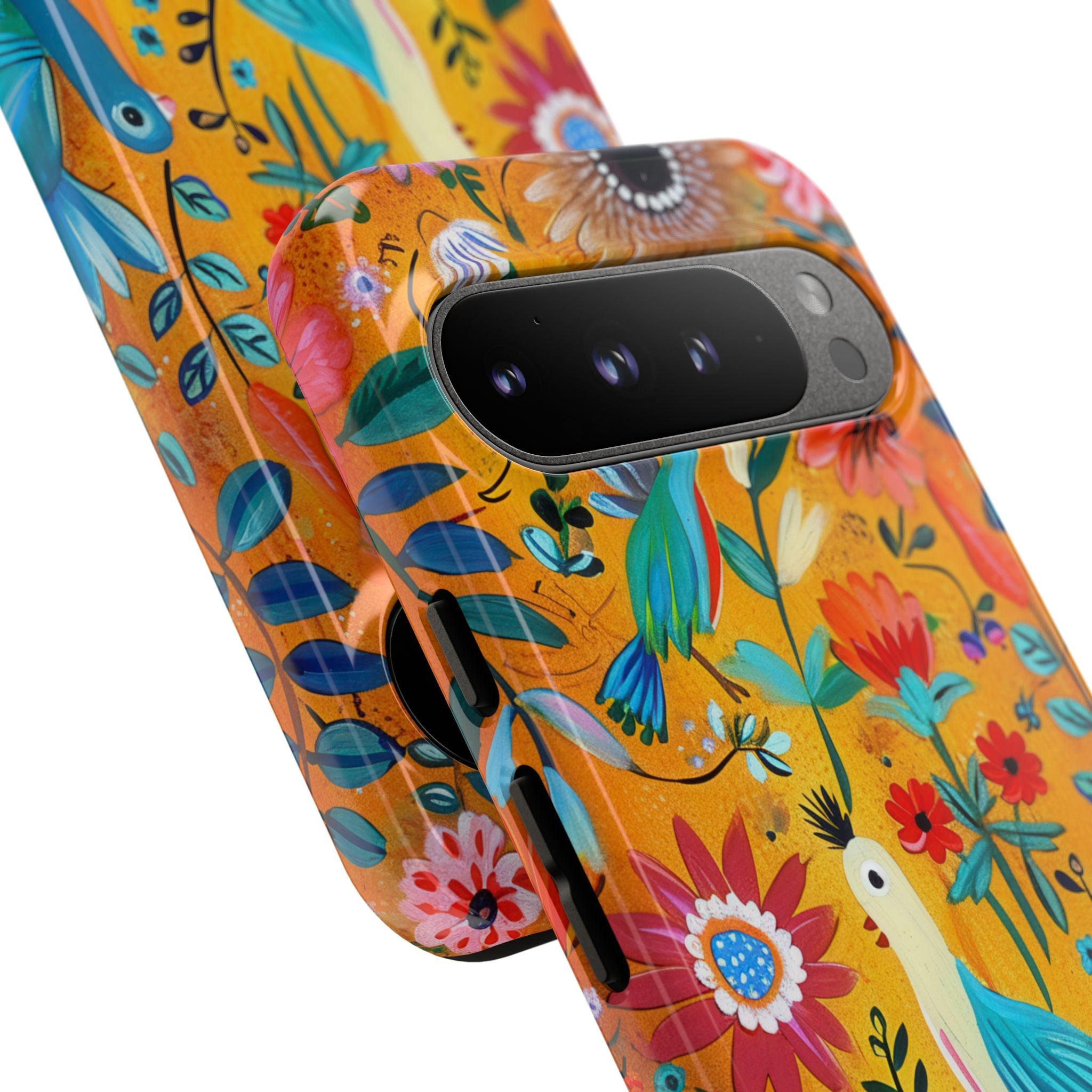 Colorful Birds Bloom Google Pixel 9 Pro XL Case - Tough