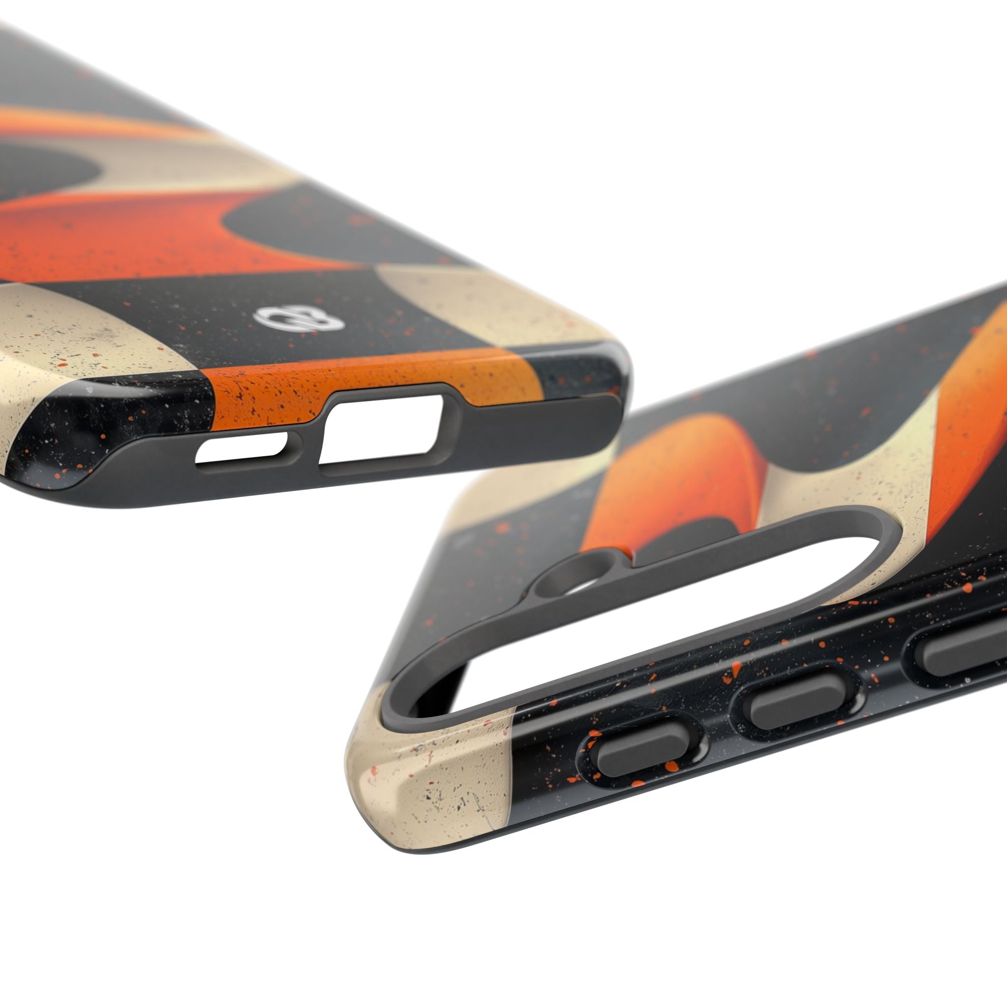 Orange Grit Twist · Tough Phone Case for Samsung