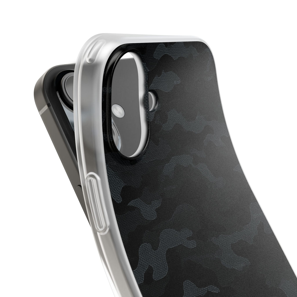 Blackout Urban Camo · Lite Phone Case for iPhone · Black