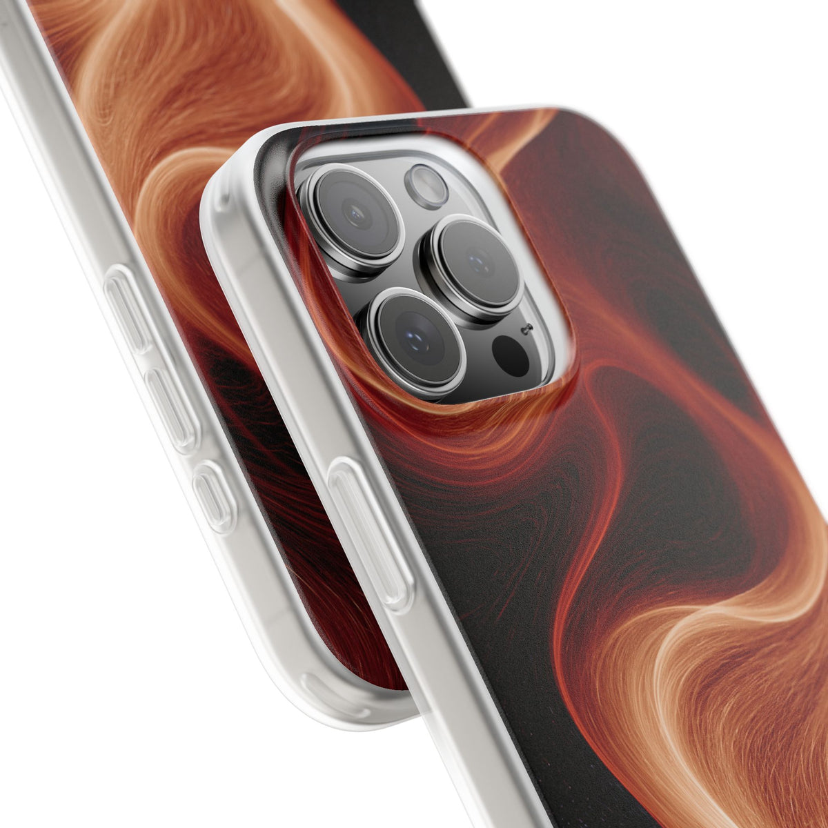Solar Ember Flow · Lite Phone Case for iPhone · Orange