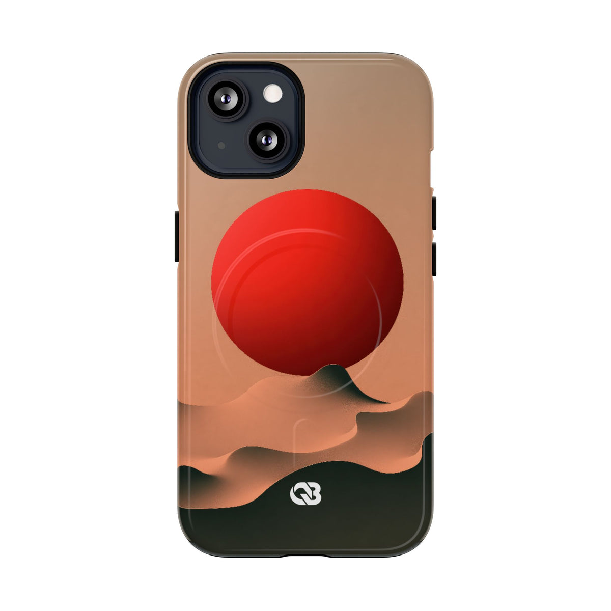 Crimson Sol Ridge · Tough 2.0 Magnetic Phone Case for iPhone · Red