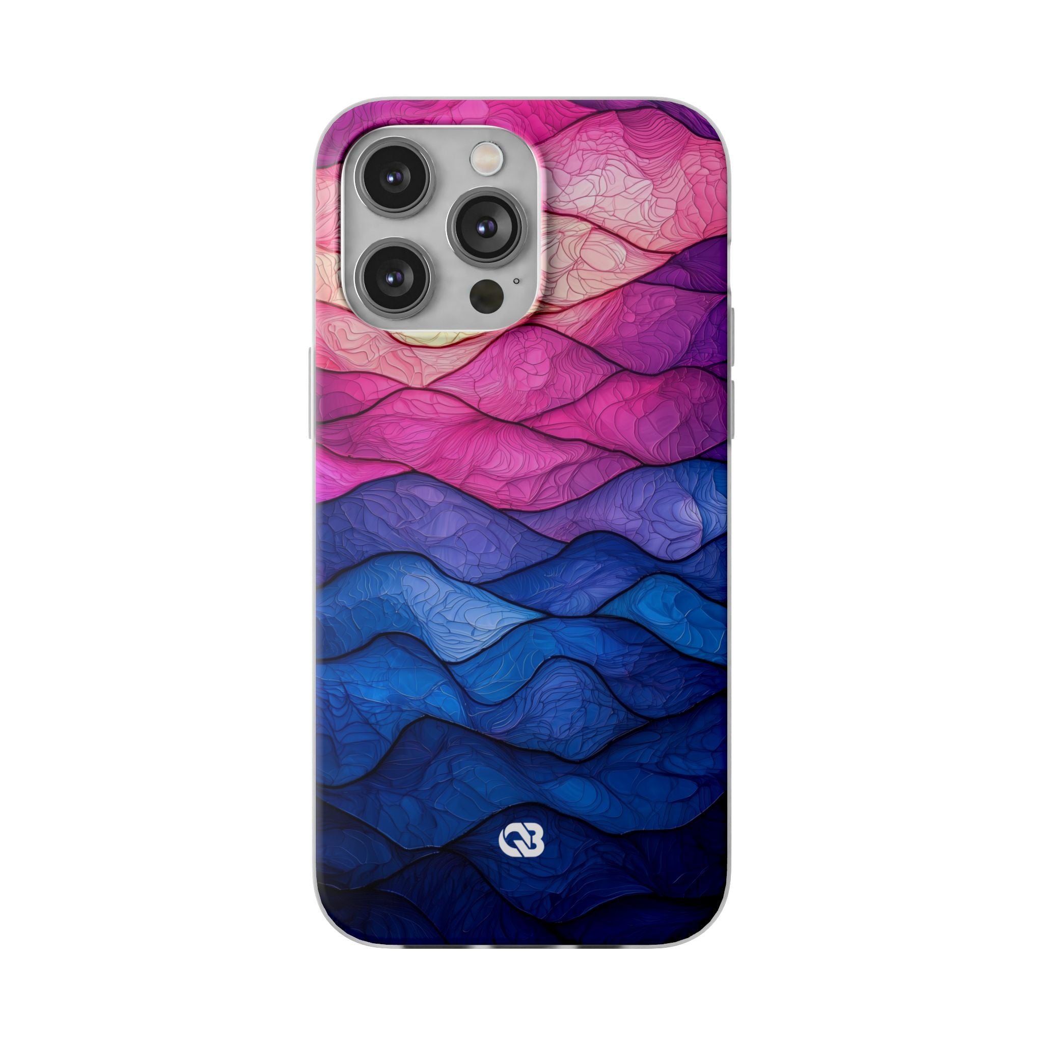 Electric Ridge Flow · Soft Phone Case for iPhone