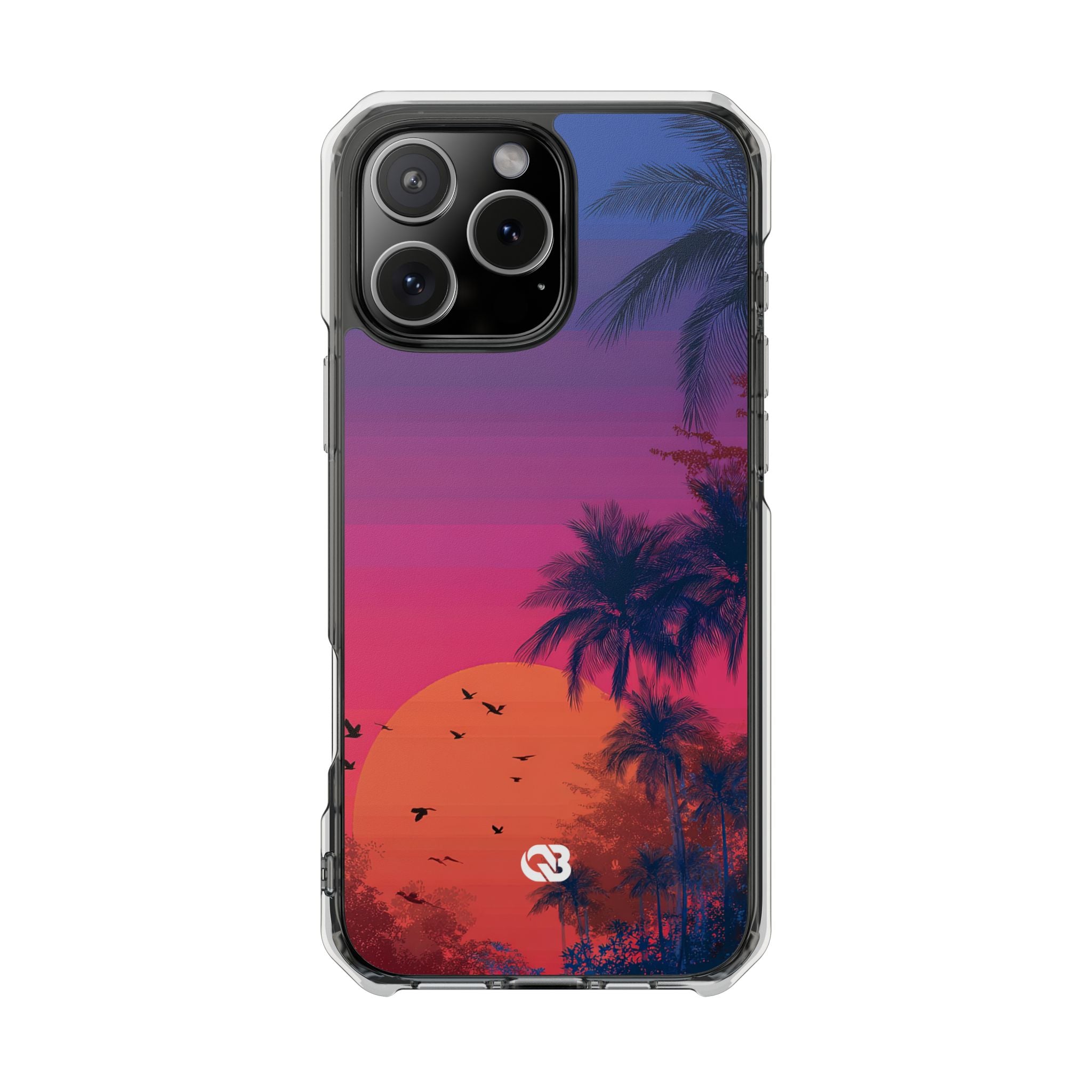 Neon Horizon Palms · Impact Phone Case for iPhone · Magsafe