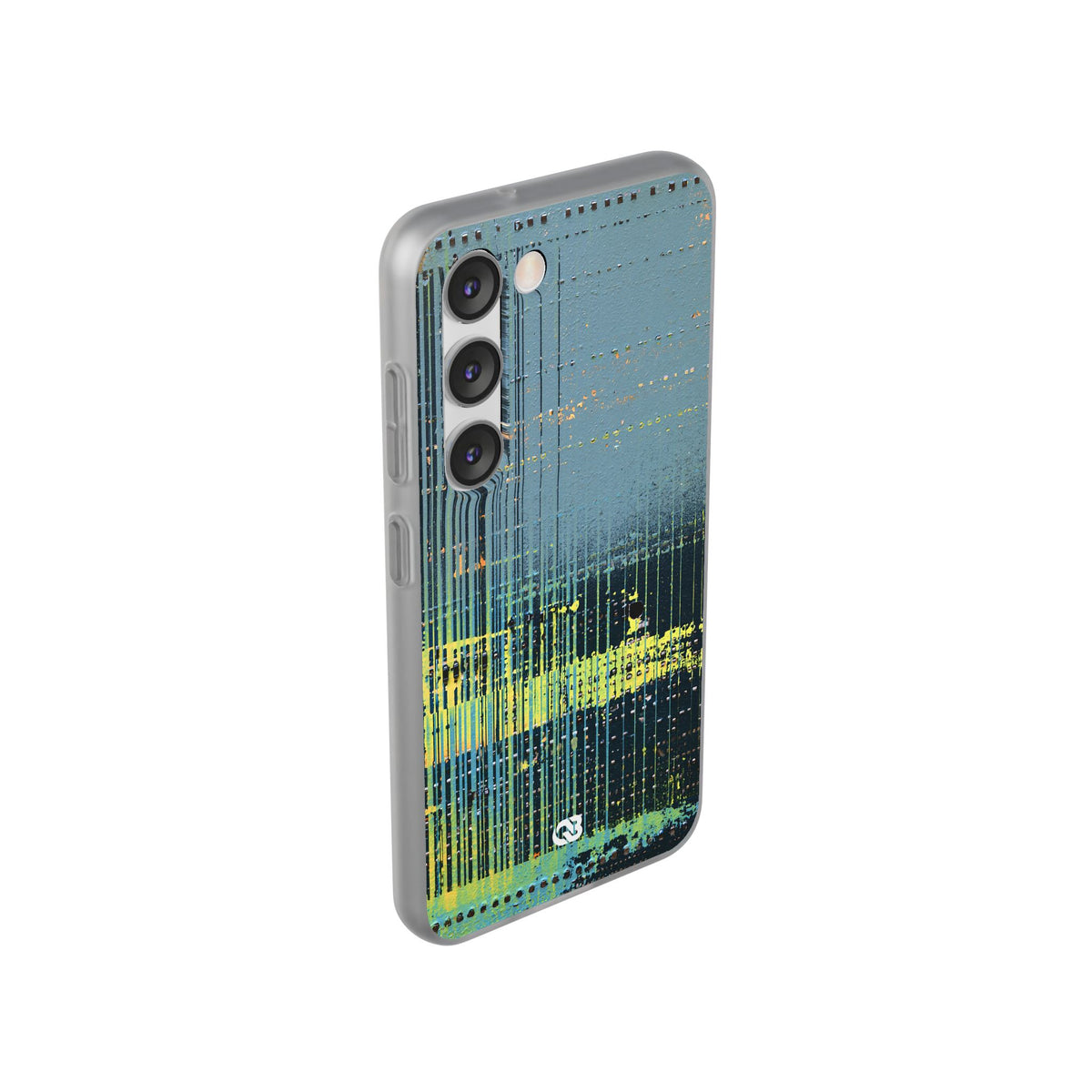 Acid Raster Circuit · Lite Phone Case for Samsung · Teal