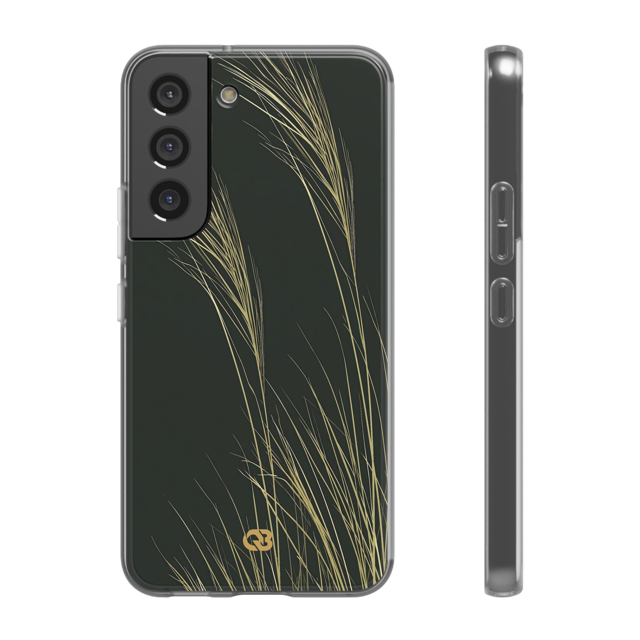 Green Lite Phone Case for Samsung - Midnight Gilded Grass