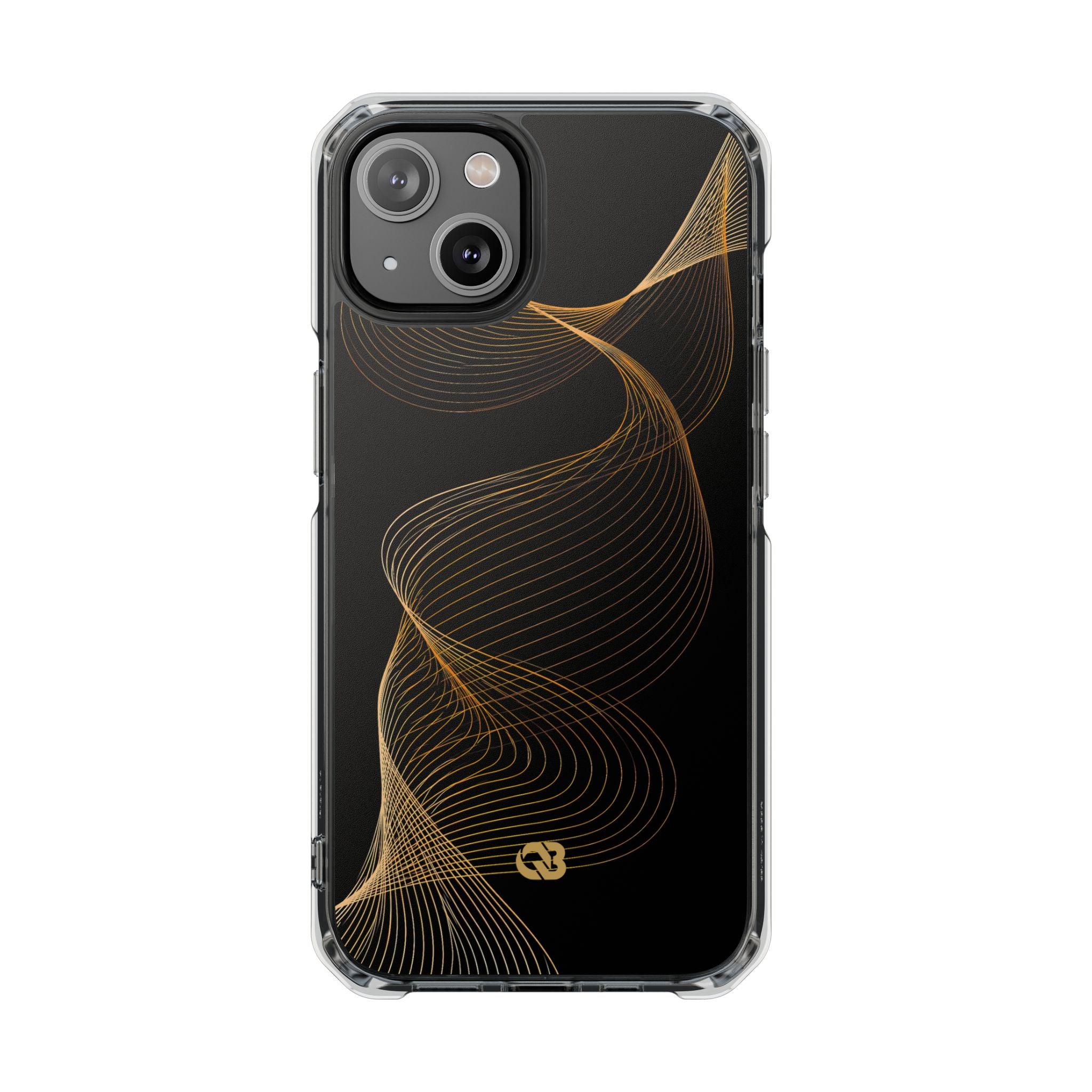 Gold Impact MagSafe Phone Case for iPhone - Burnished Bronze Helix