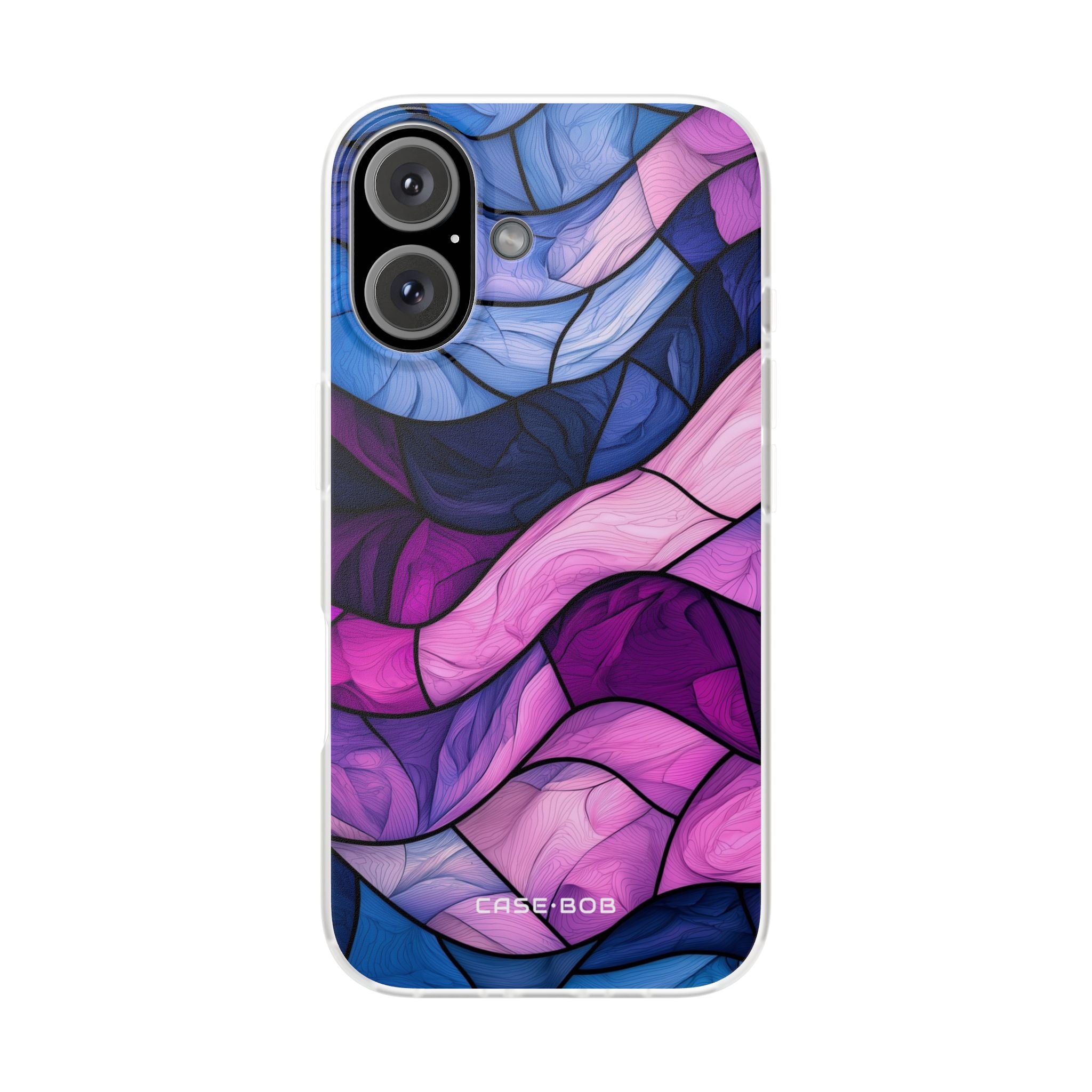 Wavelike Glow iPhone 16 Case - Soft
