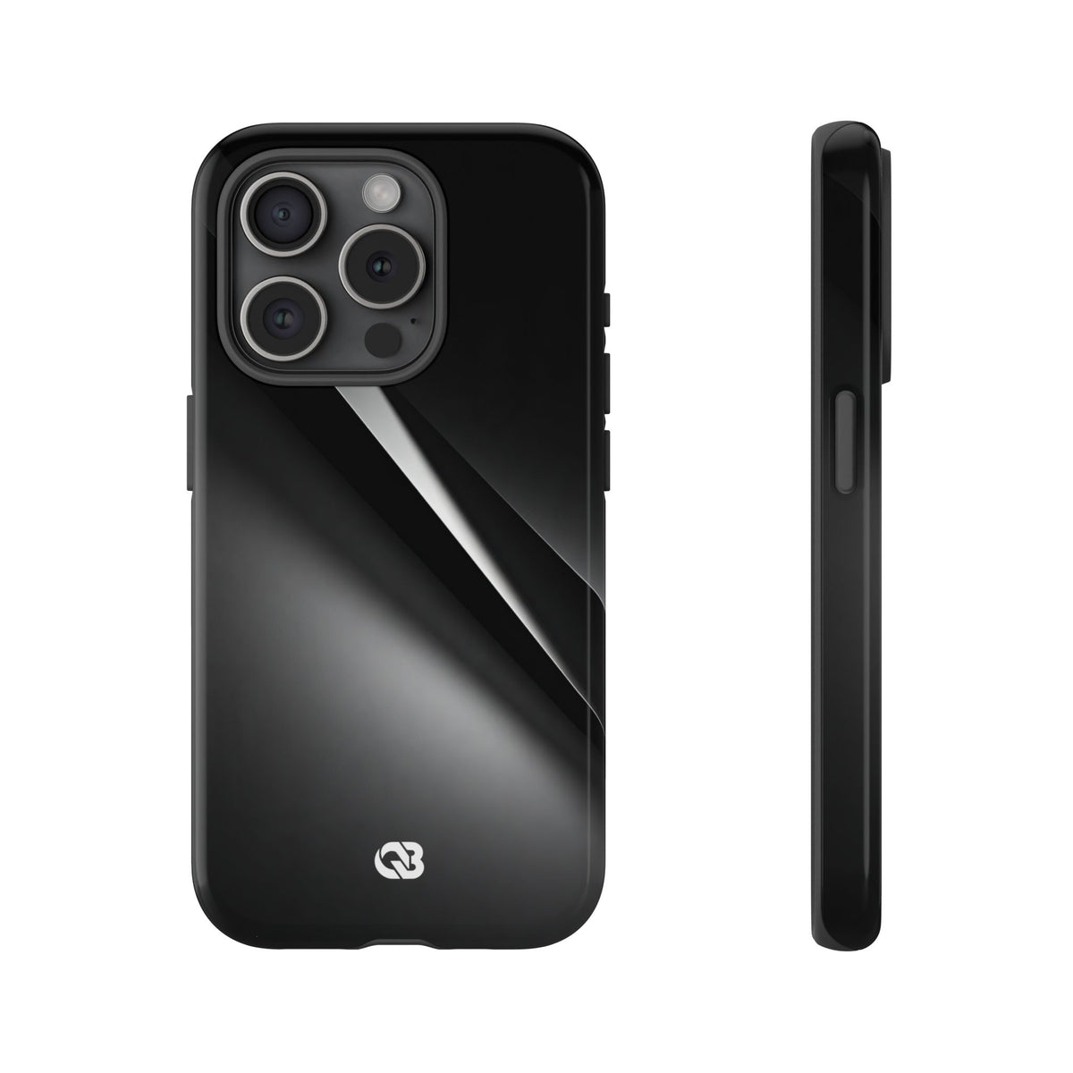 Obsidian Ridge · Tough Phone Case for iPhone · Black