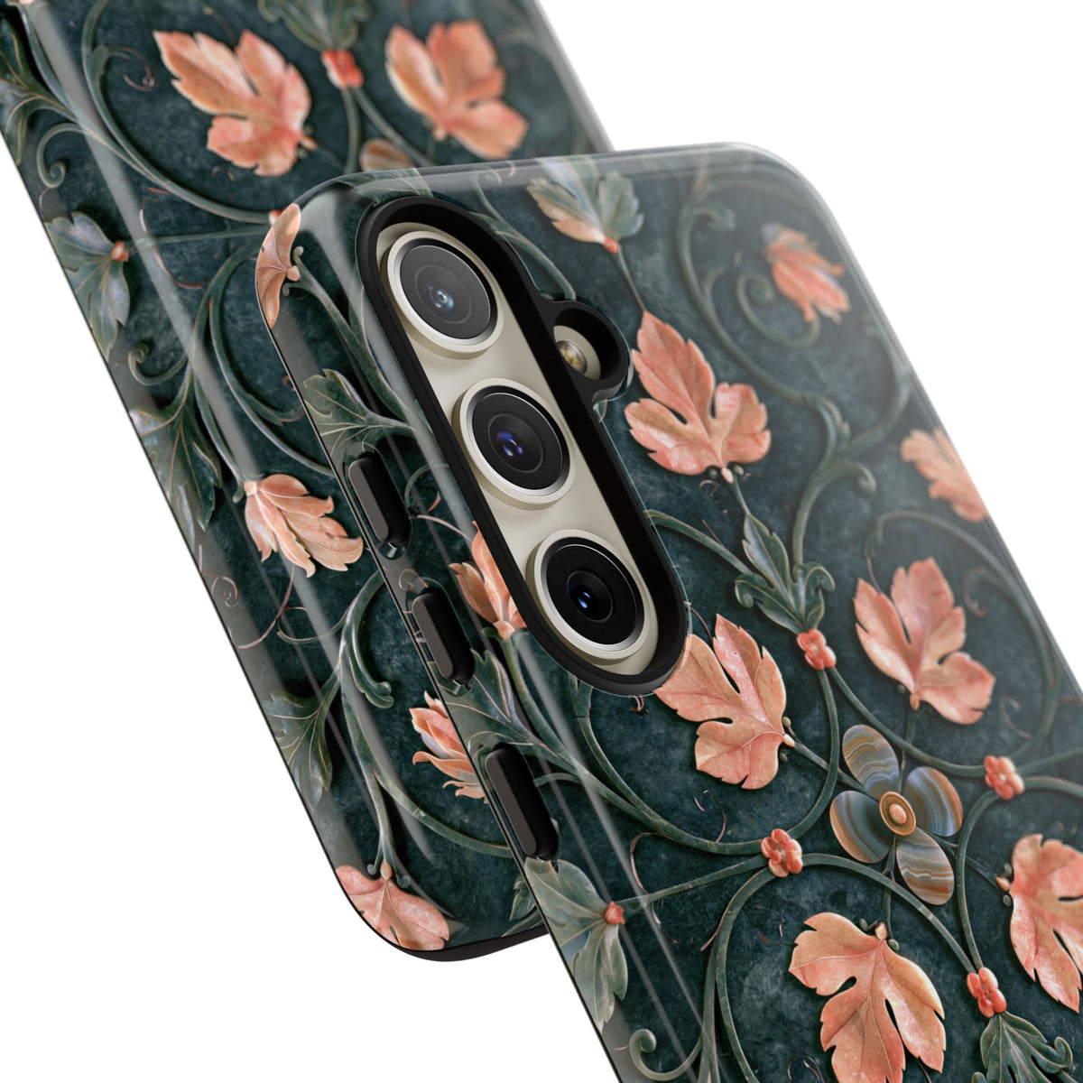Florentine Rose Arabesque · Tough Phone Case for Samsung · Green