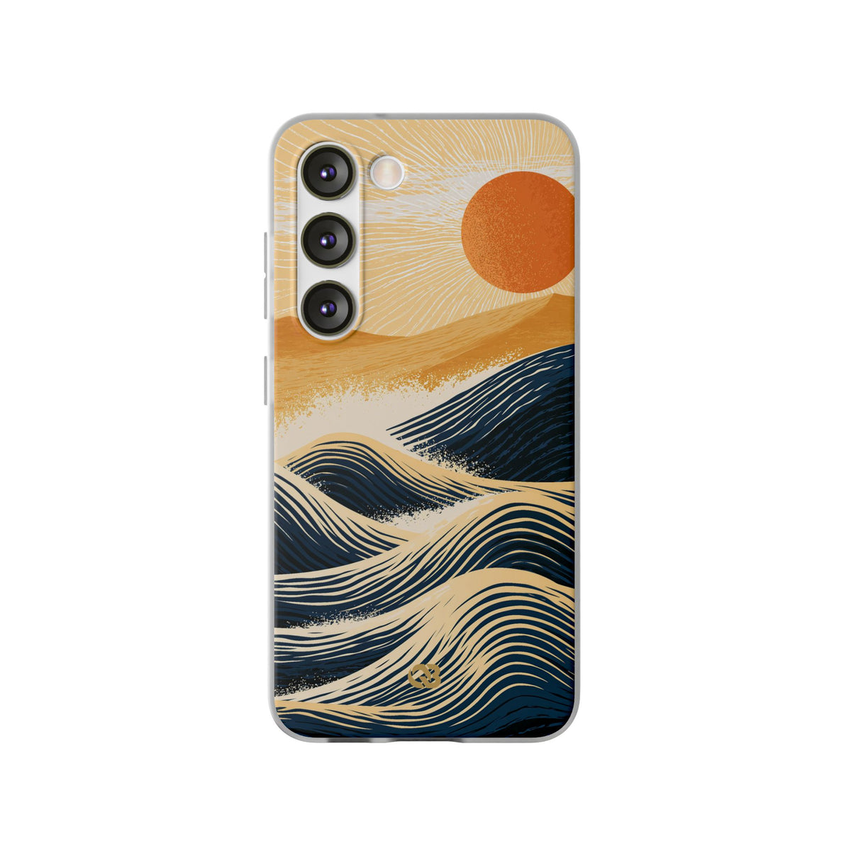 Blue Lite Phone Case for Samsung - Kyoto Cresting Tide