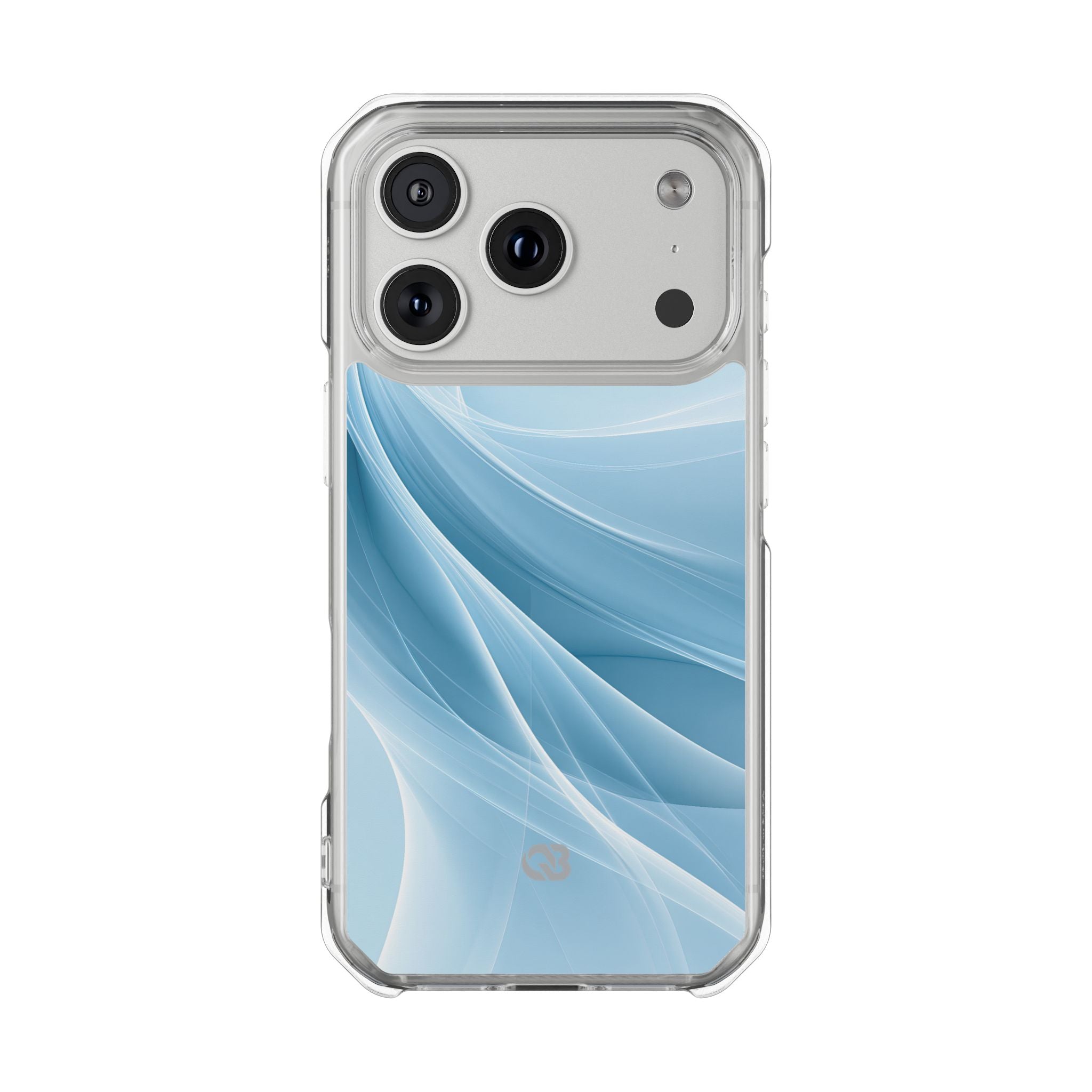 Blue Impact MagSafe Phone Case for iPhone - Arctic Silk Drift