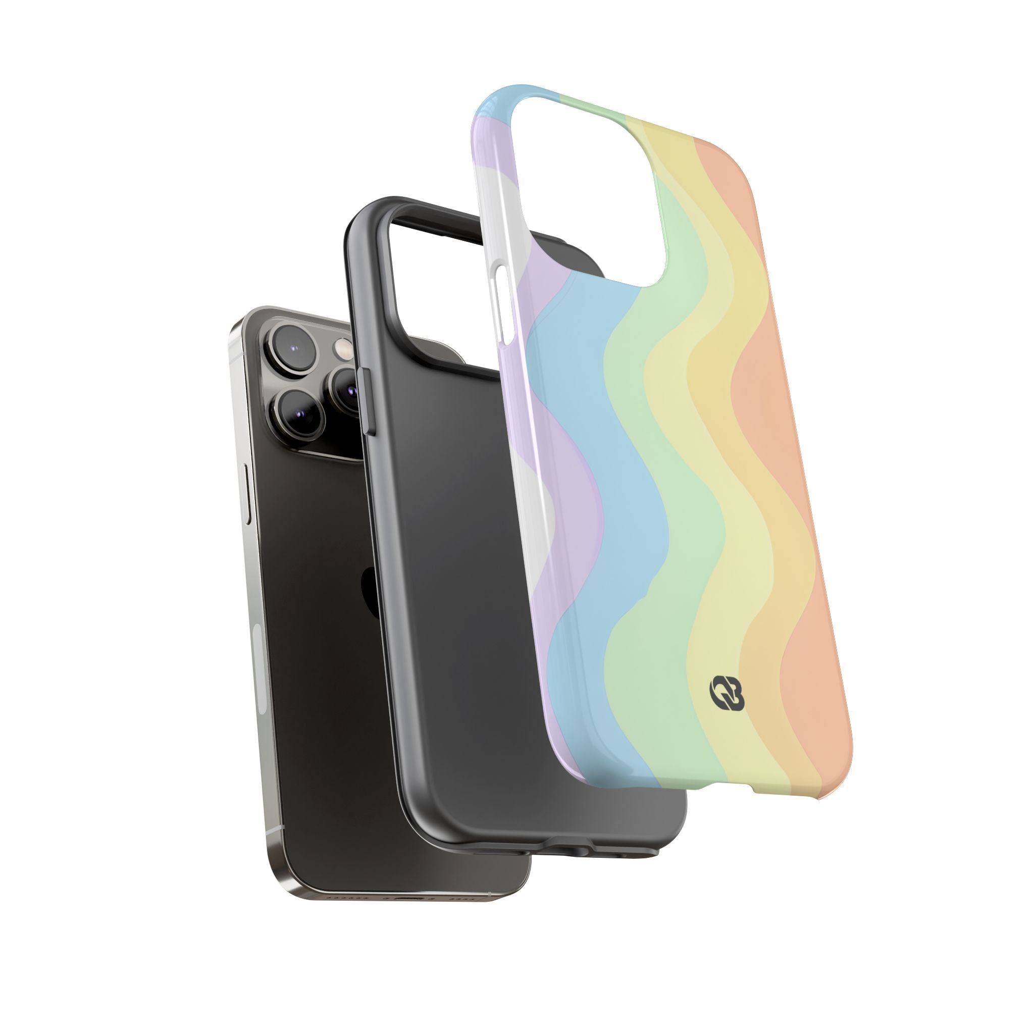 Pastel Ripple Flow · Tough Case na iPhone