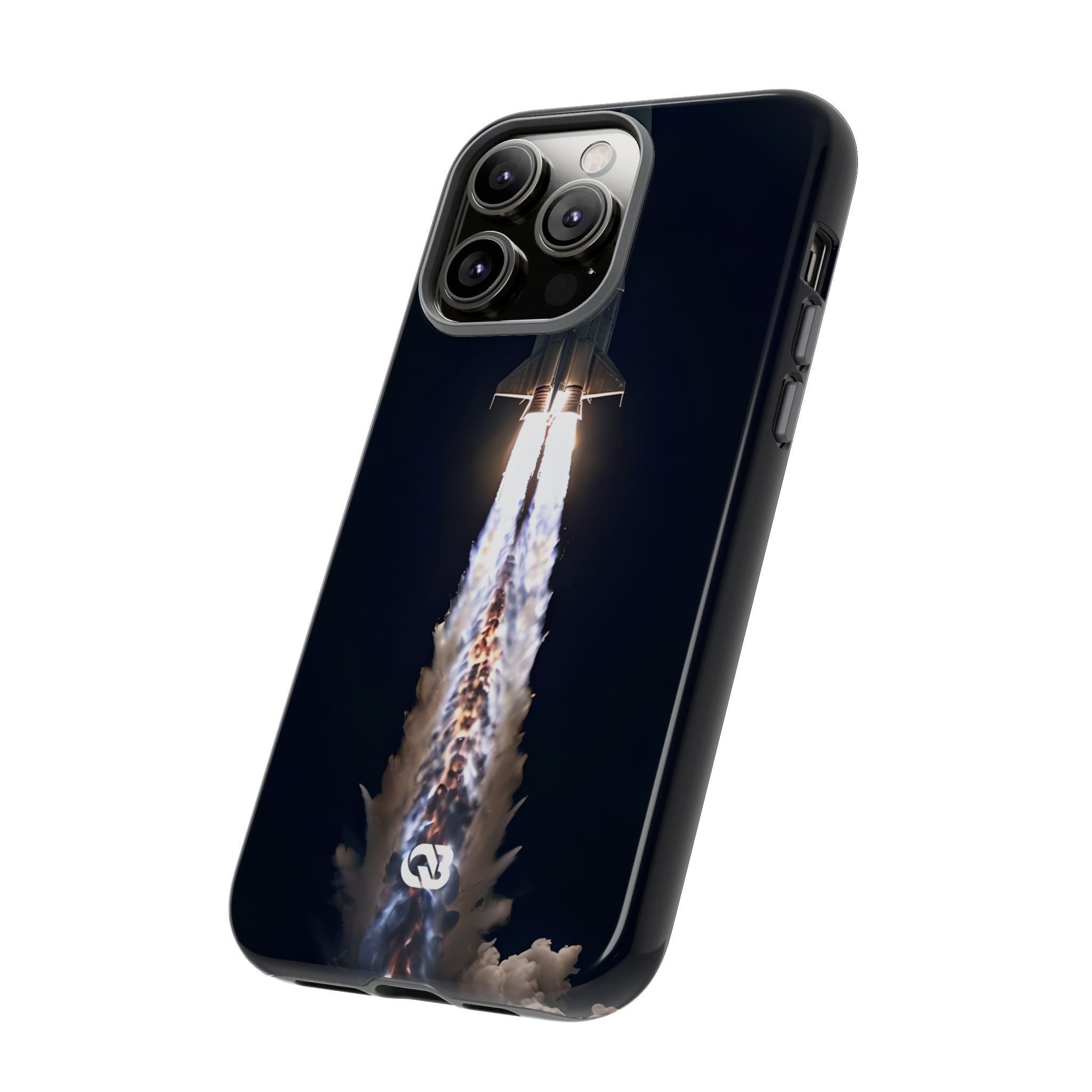 Obsidian Rocket Ascent · Tough Phone Case for iPhone