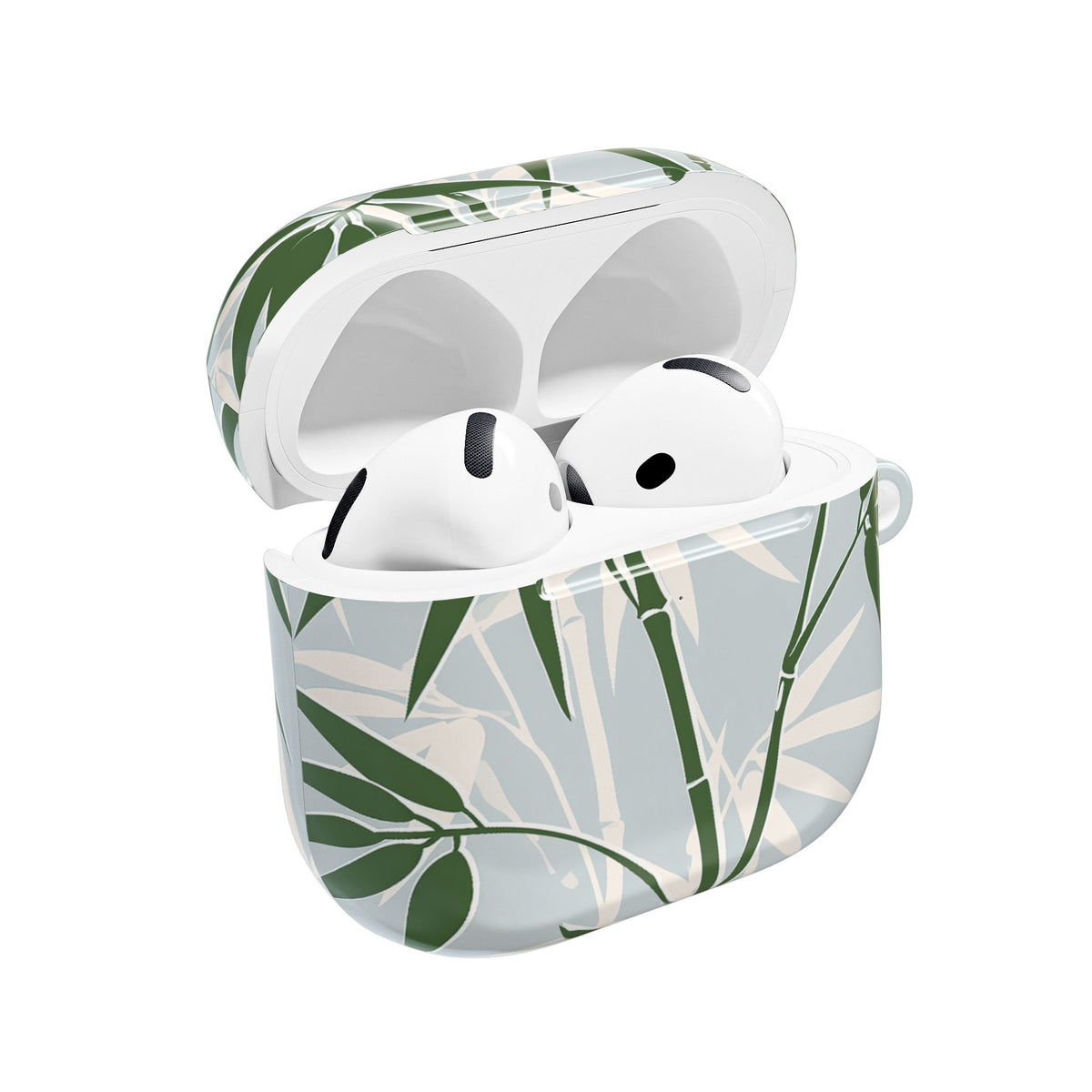 Serene Bamboo · Hard Case for AirPods & AirPods Pro · Green
