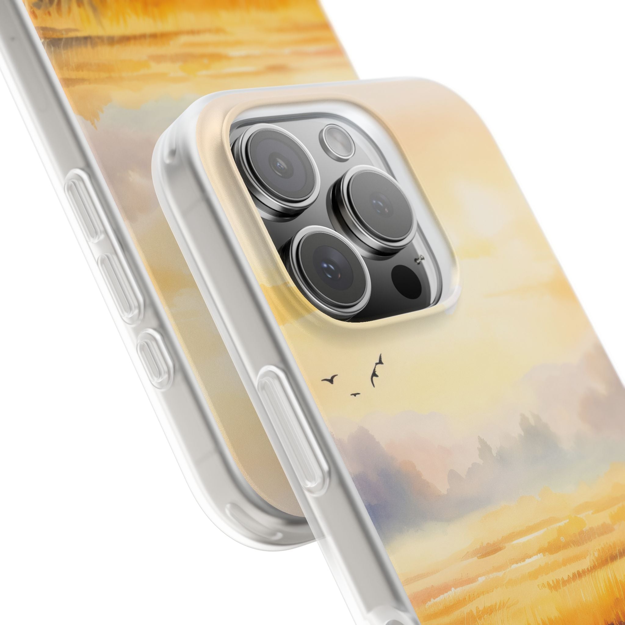 Leuchtender Sonnenaufgang iPhone 16 Pro Case - Soft