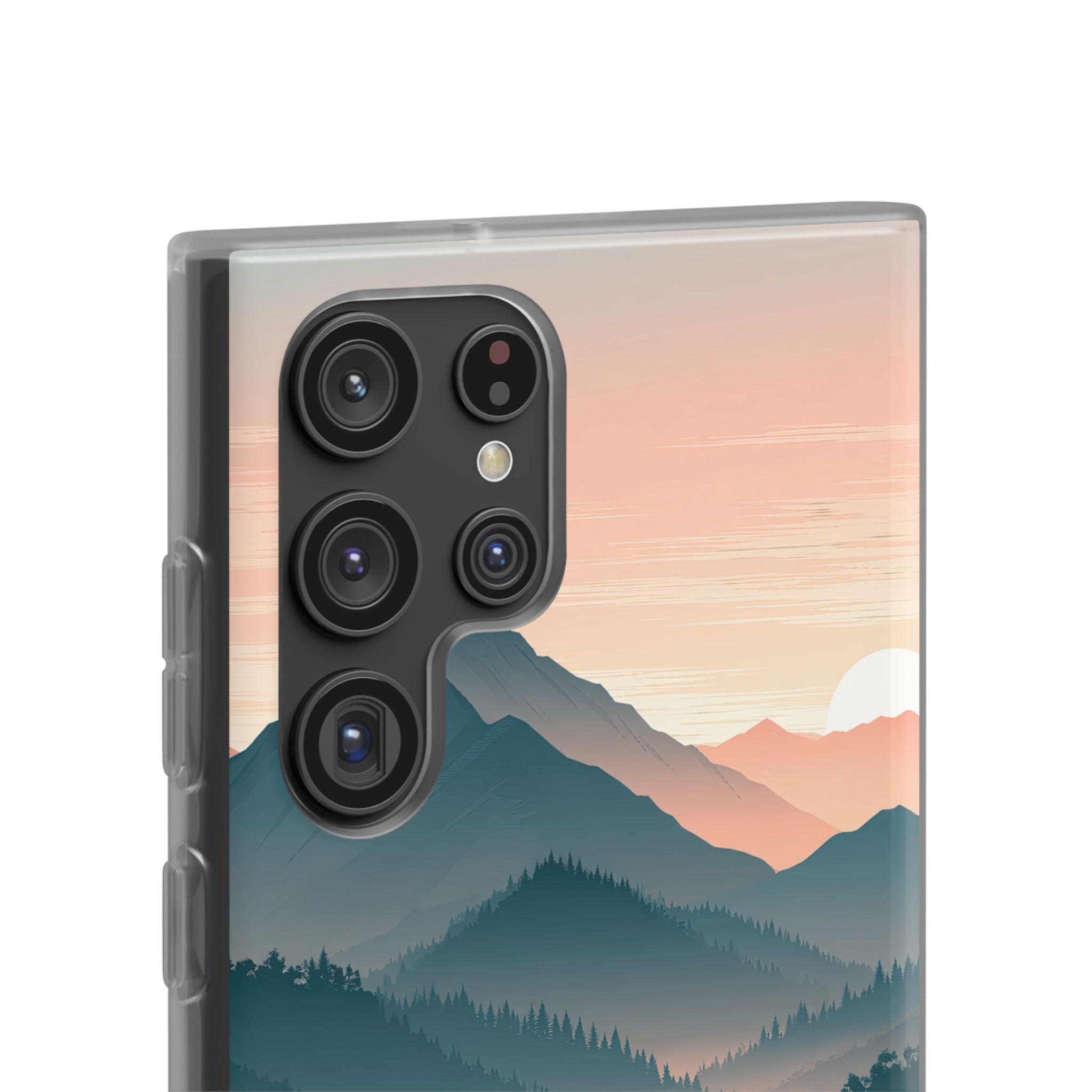 Teal Lite Phone Case for Samsung - Alpine Teal Horizon