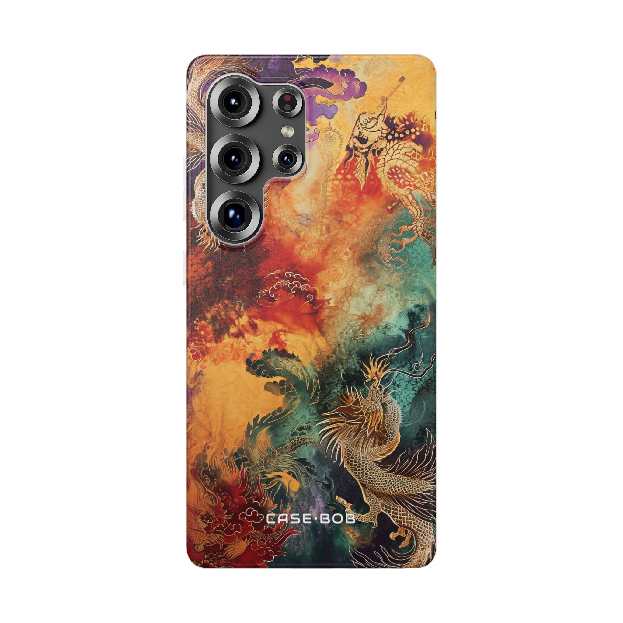 Dragon Ember Samsung S25 Ultra Cover - Blød