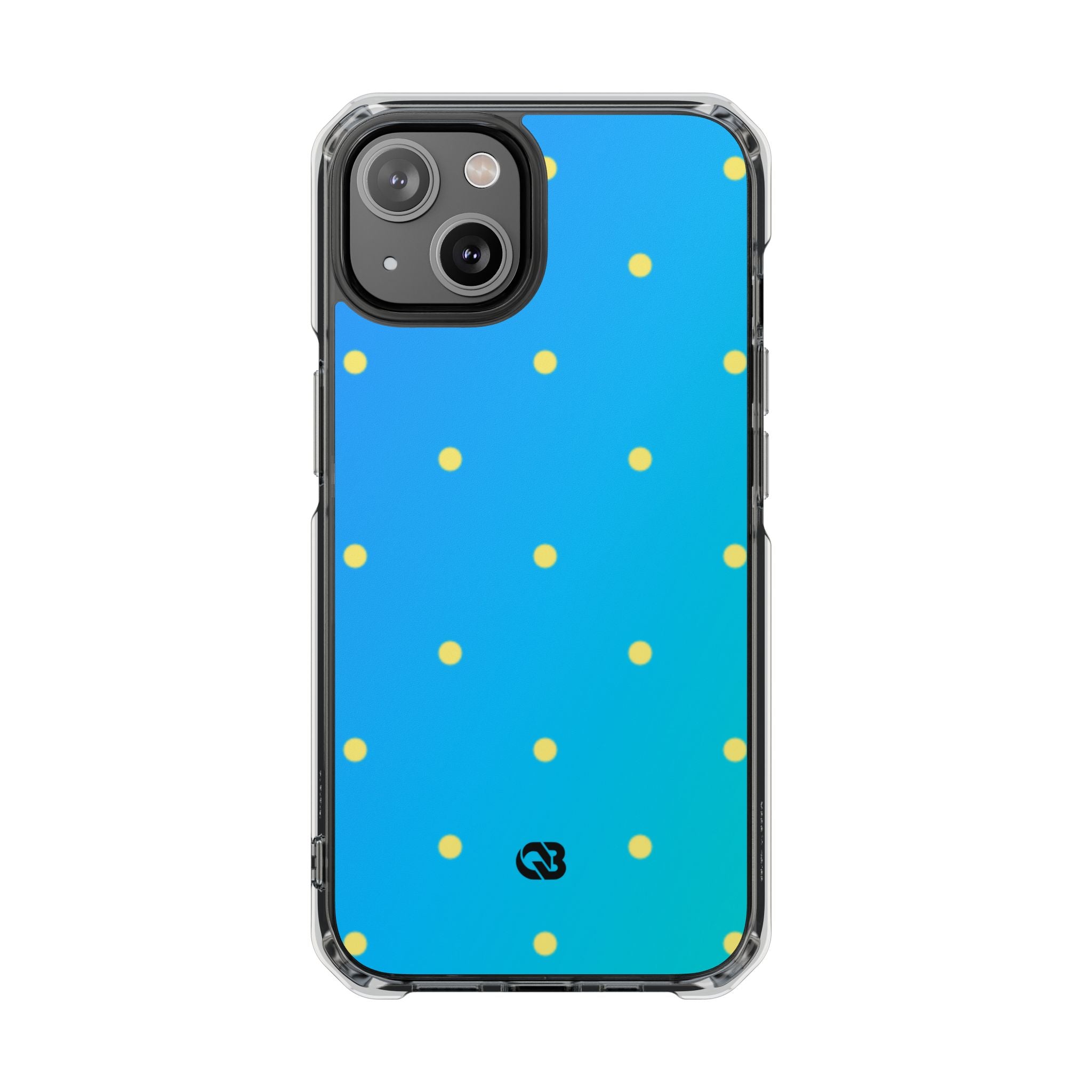 Cyan Sun Dots · Impact Θήκη για iPhone · Magsafe