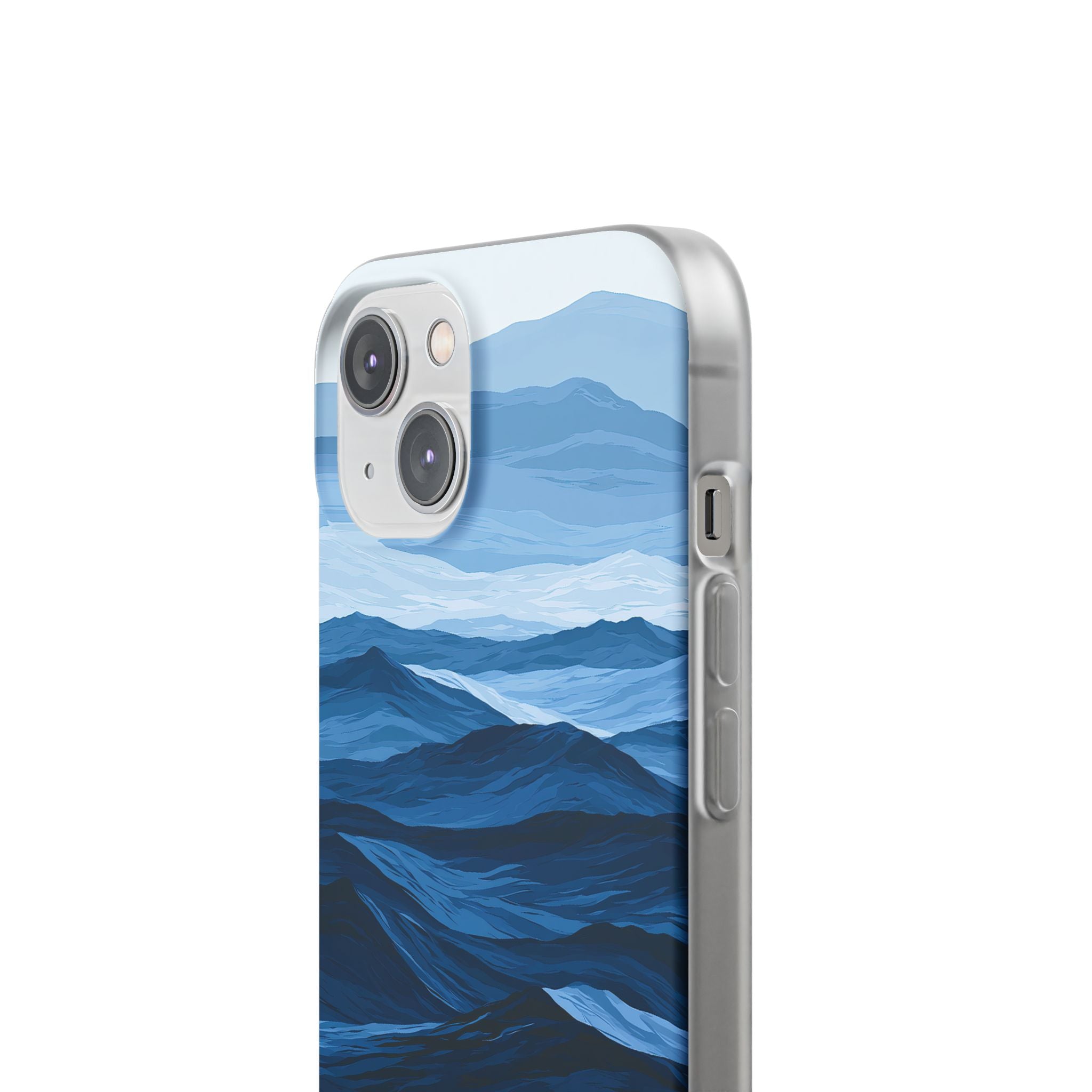 Blue Lite Phone Case for iPhone - Cobalt Ridge Tides