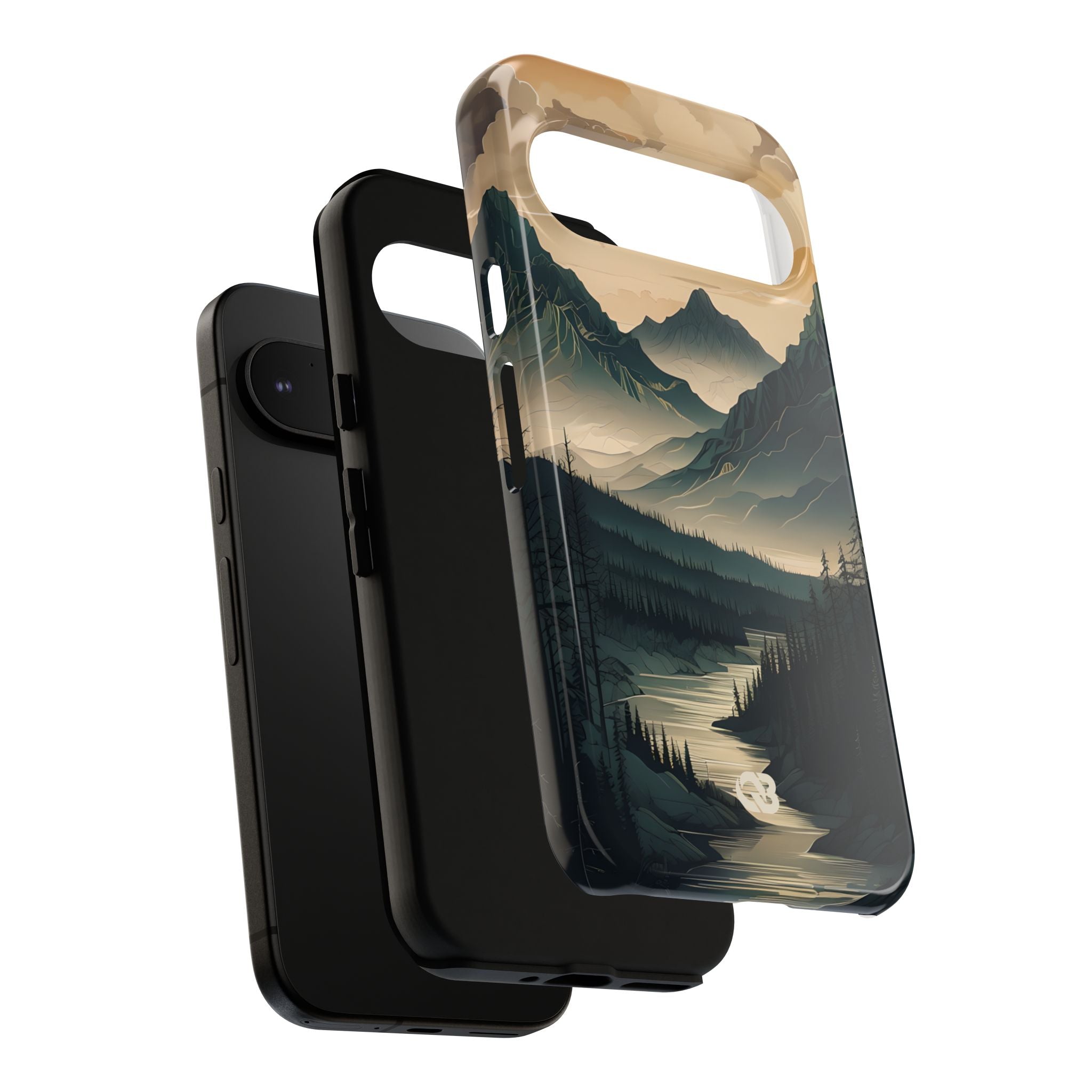Summit River Dusk · Tough Phone Case for Google Pixel