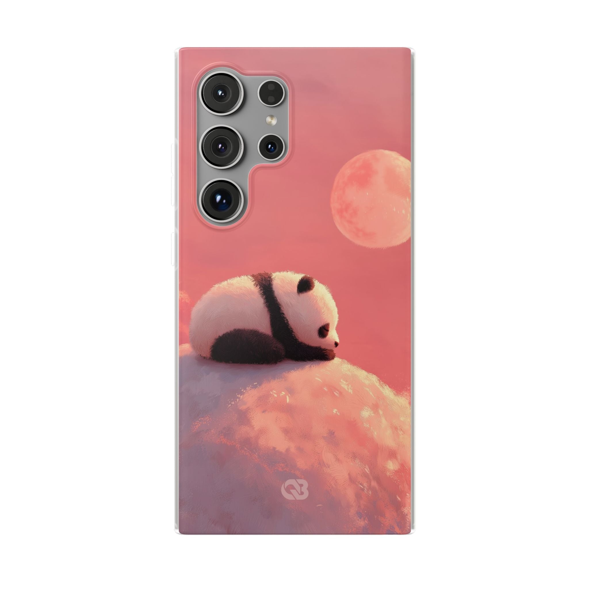 Rose Moon Panda · Soft Phone Case for Samsung