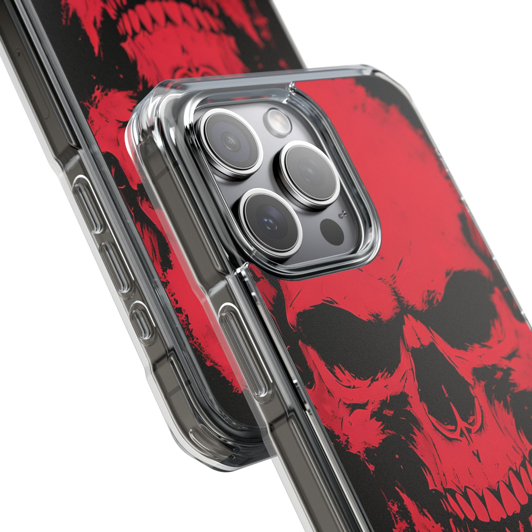 Crimson Street Skull · Impact Phone Case for iPhone · Magsafe