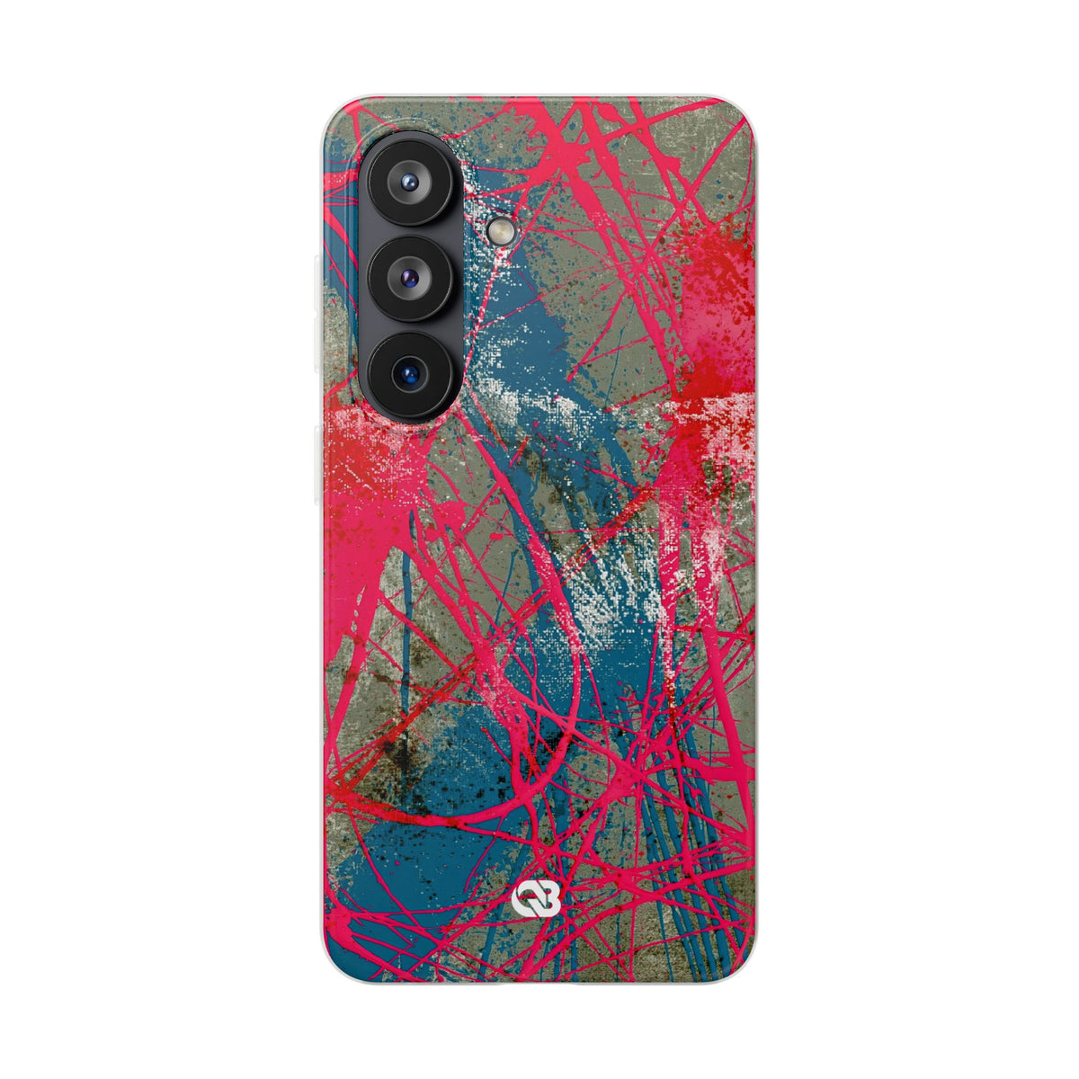 Neon Static Drip · Lite Phone Case for Samsung · Pink