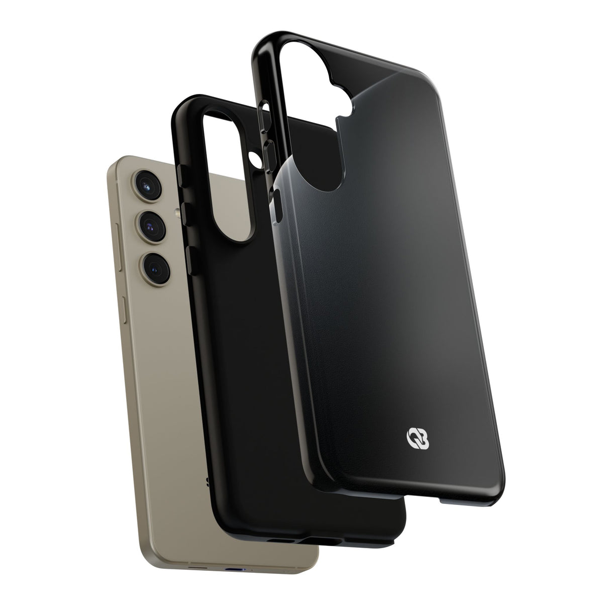 Black Tough Phone Case for Samsung - Obsidian Lunar Arch