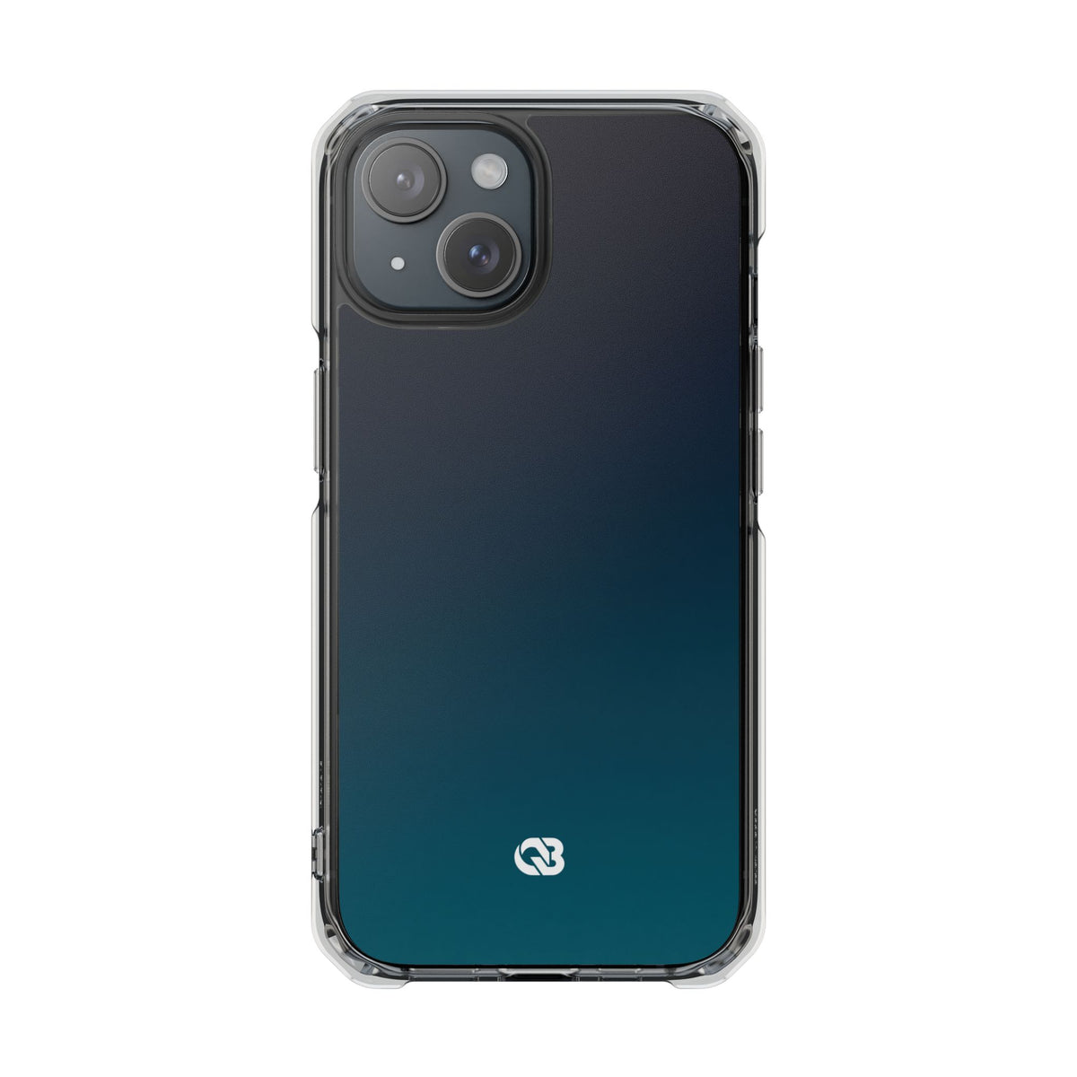 Abyssal Midnight · Clear Impact Magnetic Phone Case for iPhone · Blue
